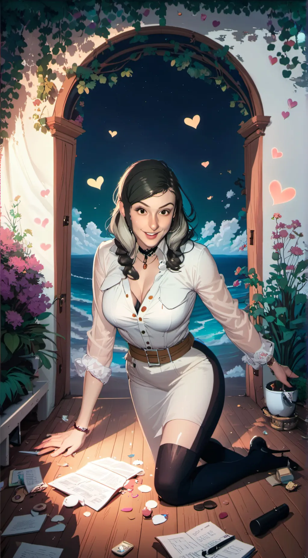 ai character: vinesa  background