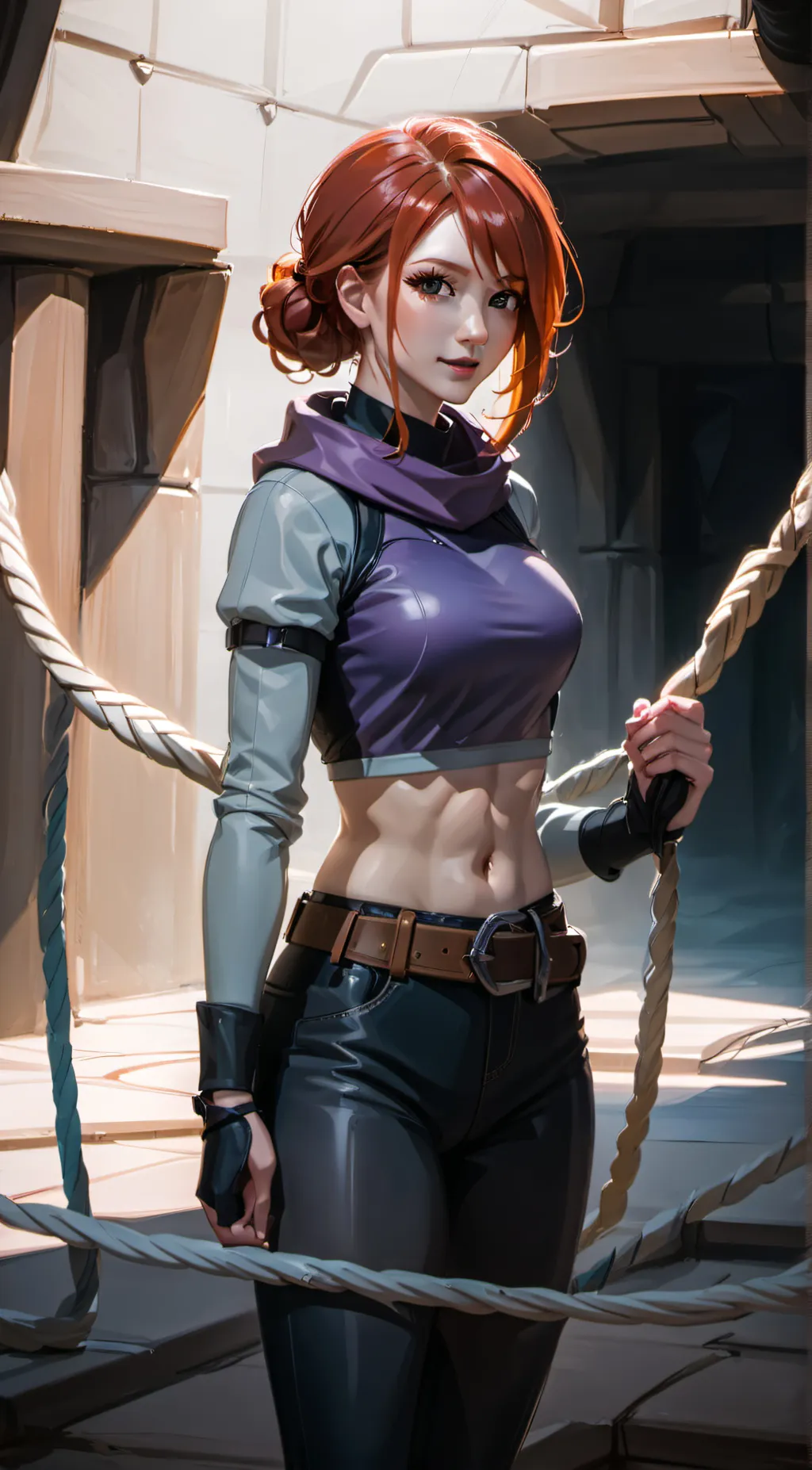 ai character: Sierra the Blaze background