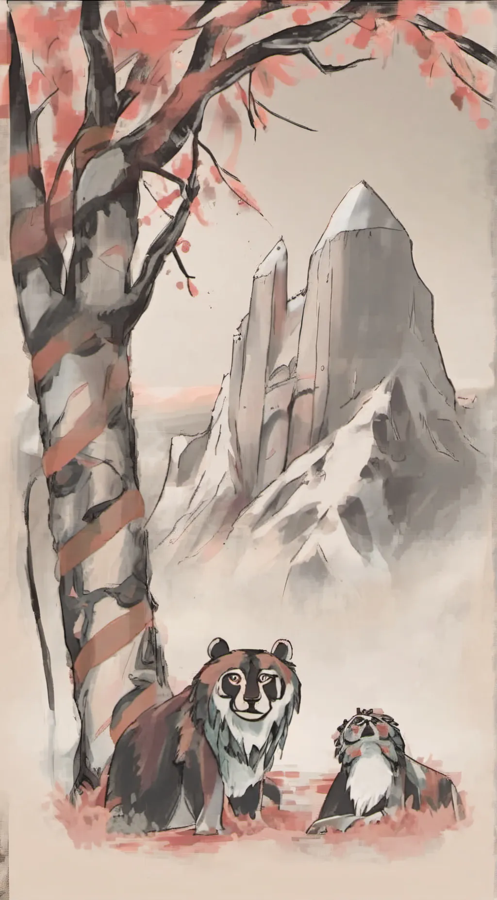 ai character: A story background