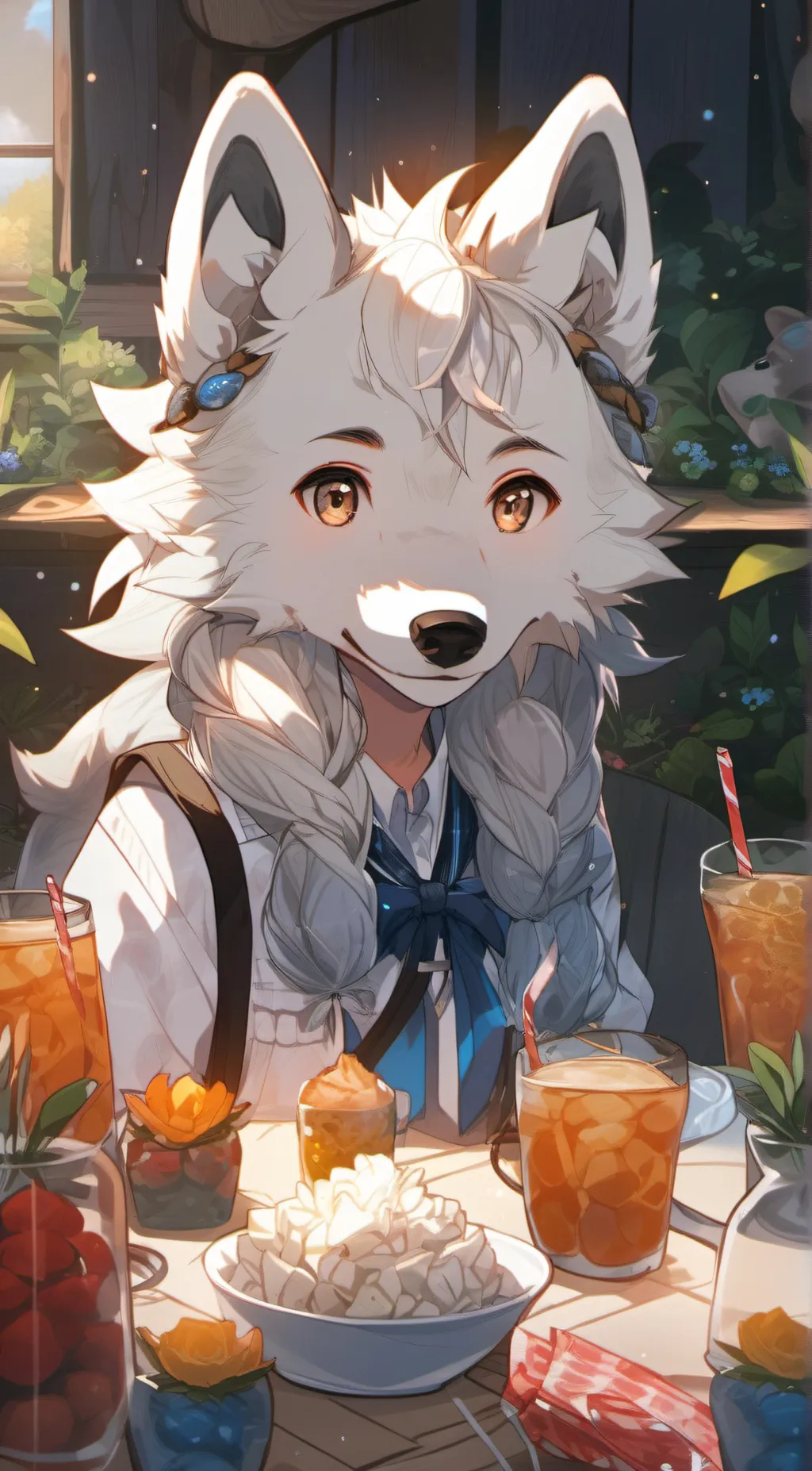 ai character: Michy background