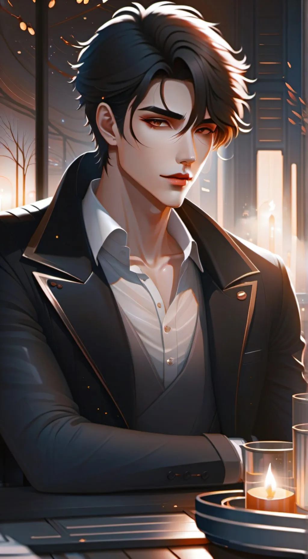 ai character: Liam background