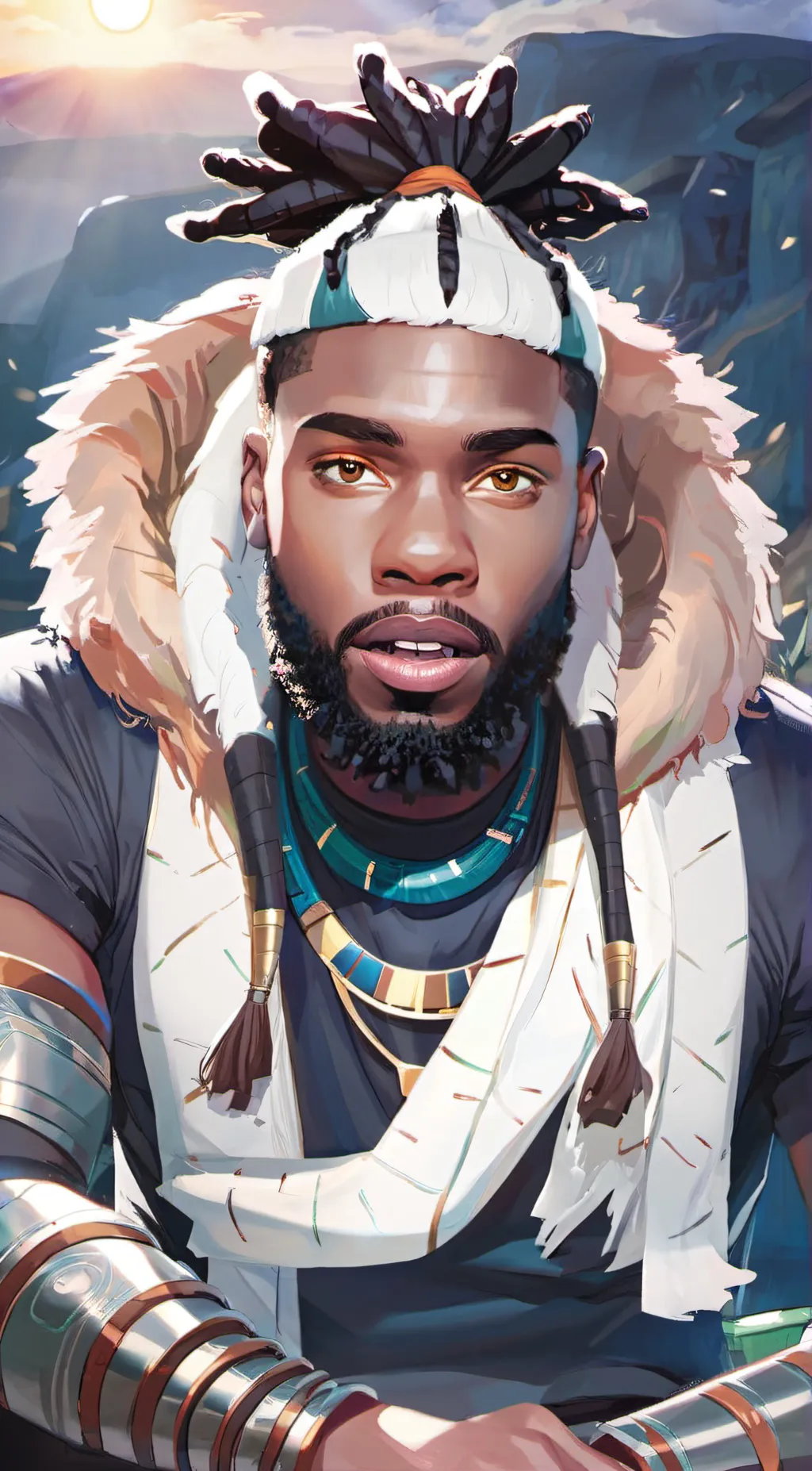 ai character: M'baku background