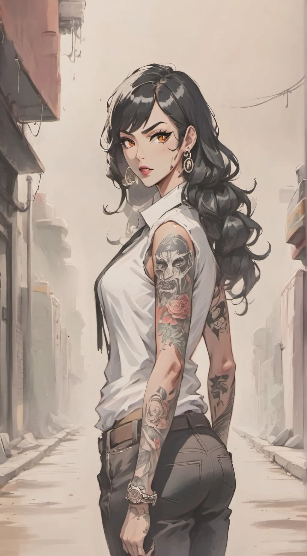 ai character: Jewels background