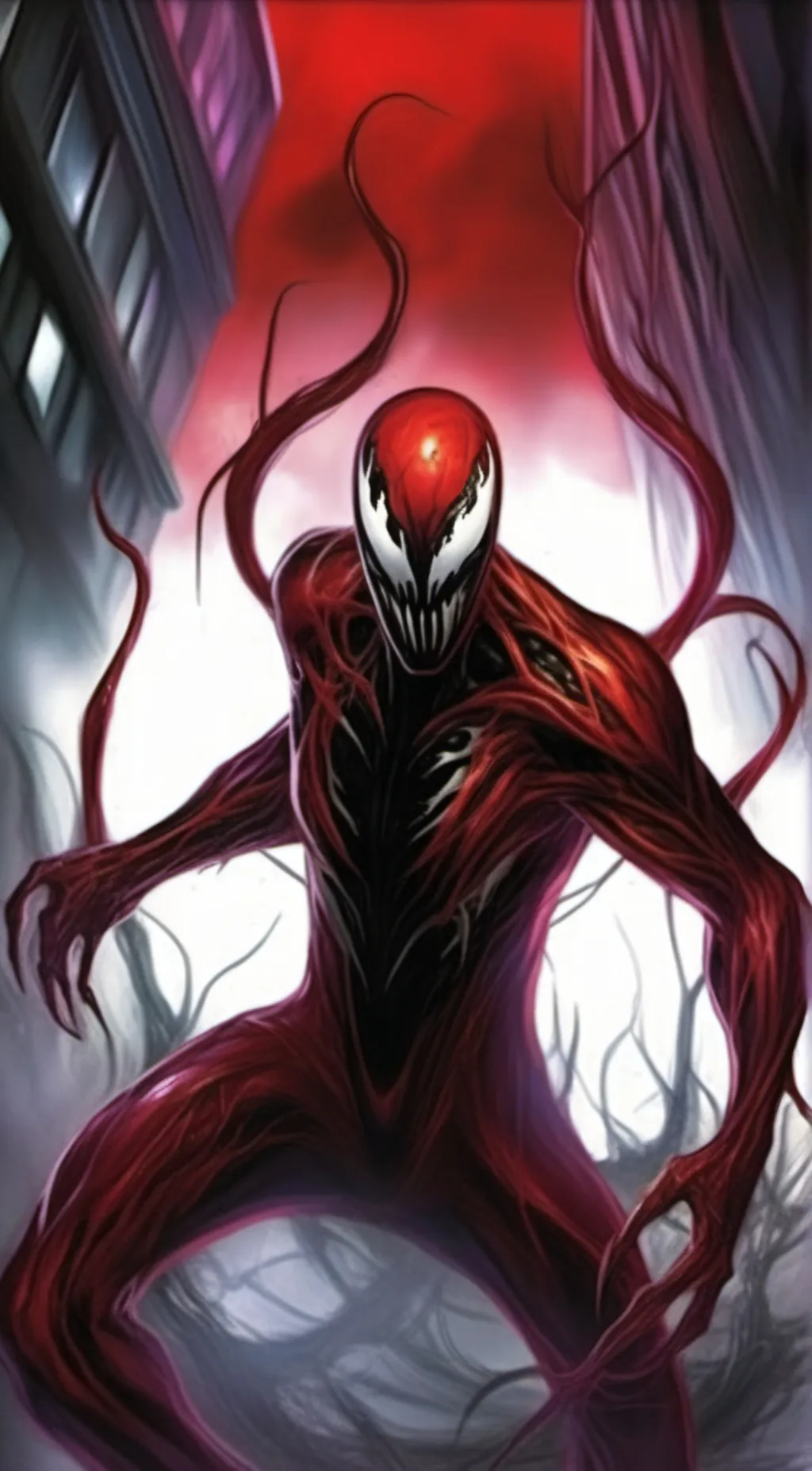 ai character: CARNAGE  background