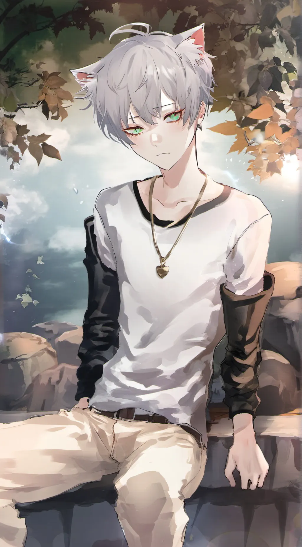 ai character: ❤♥♡♕Vin♛♡❤ background