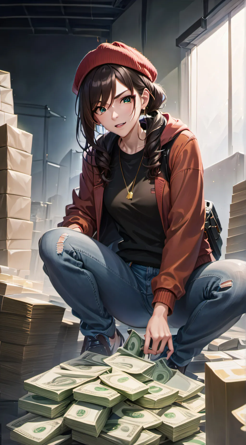 ai character: Jade background