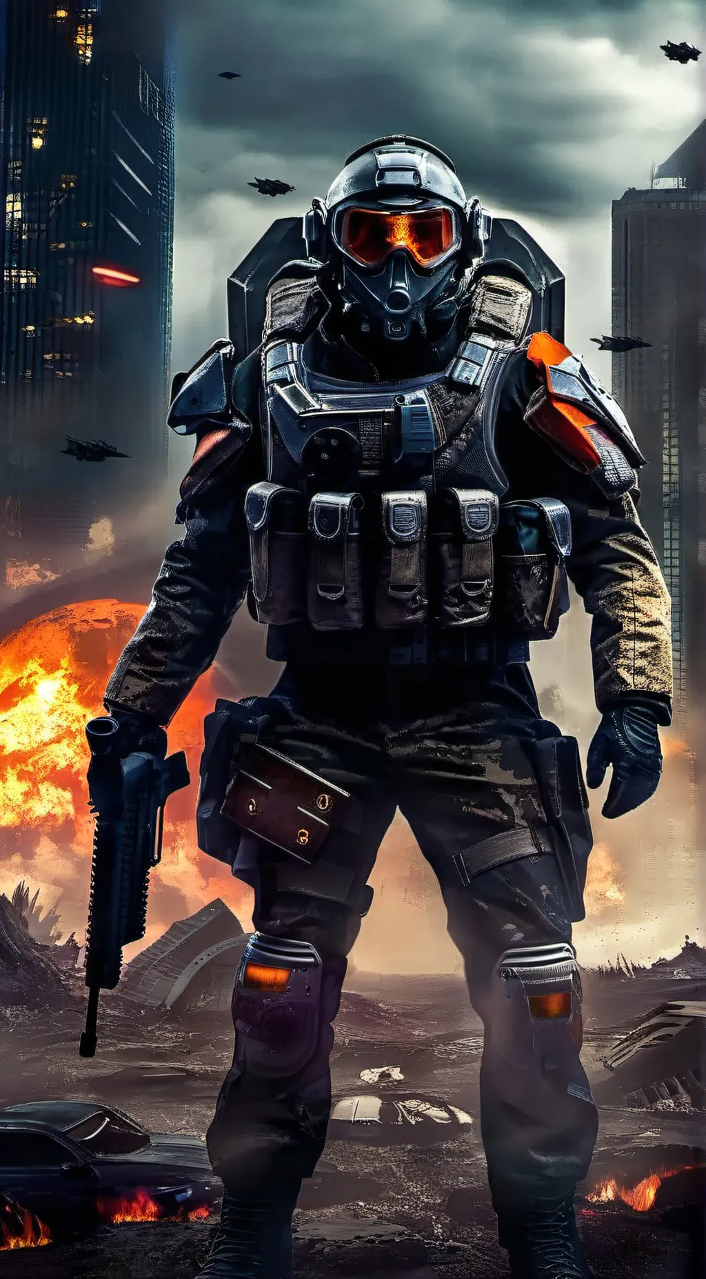 ai character: Soldier 3465 background