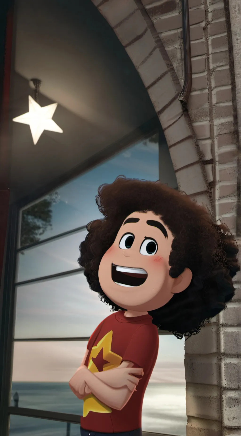 ai character: steven background