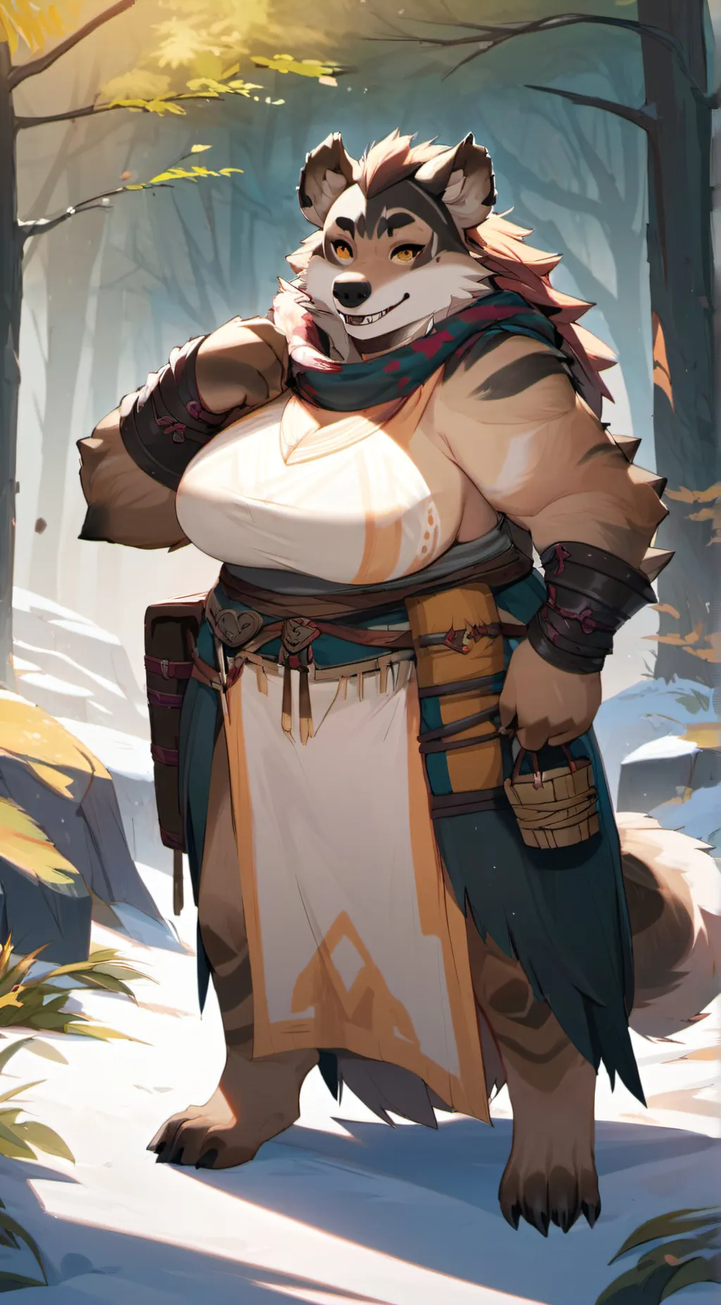 ai character: Ginger background