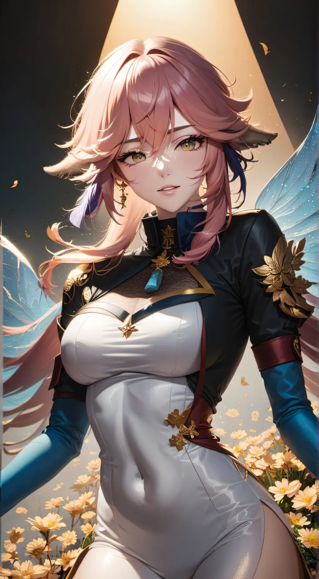 ai character: Yae Miko  background