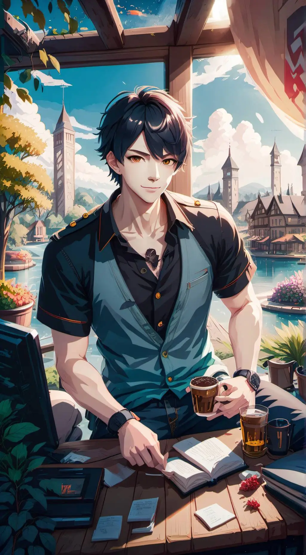 ai character: Mike background