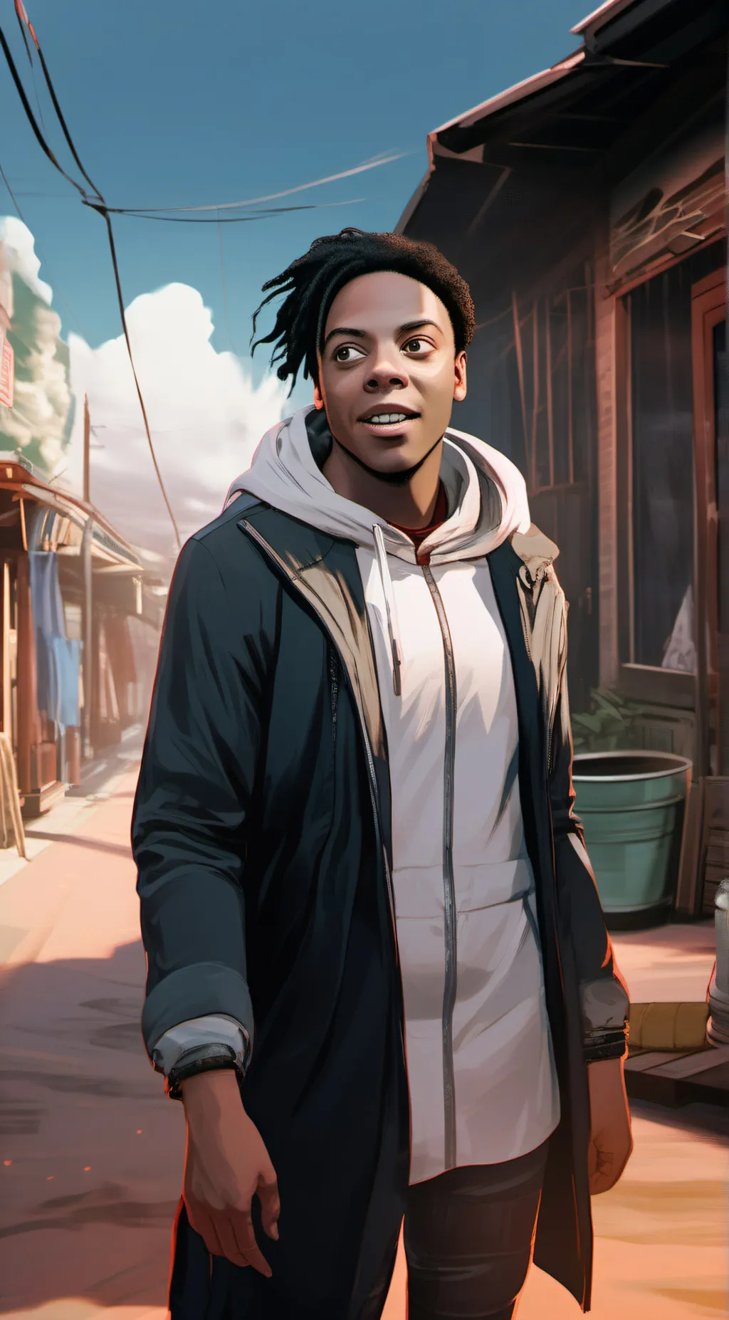 ai character: Ishowspeed background