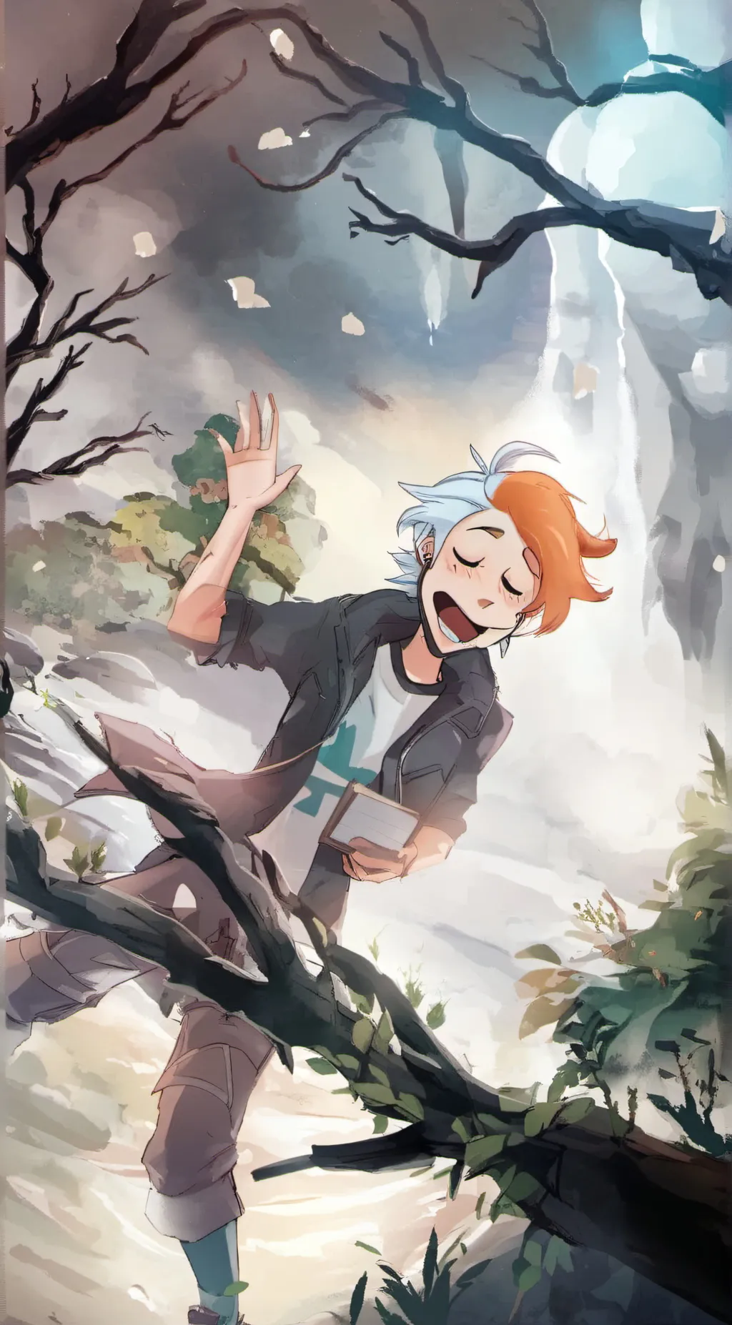 ai character: Mars background