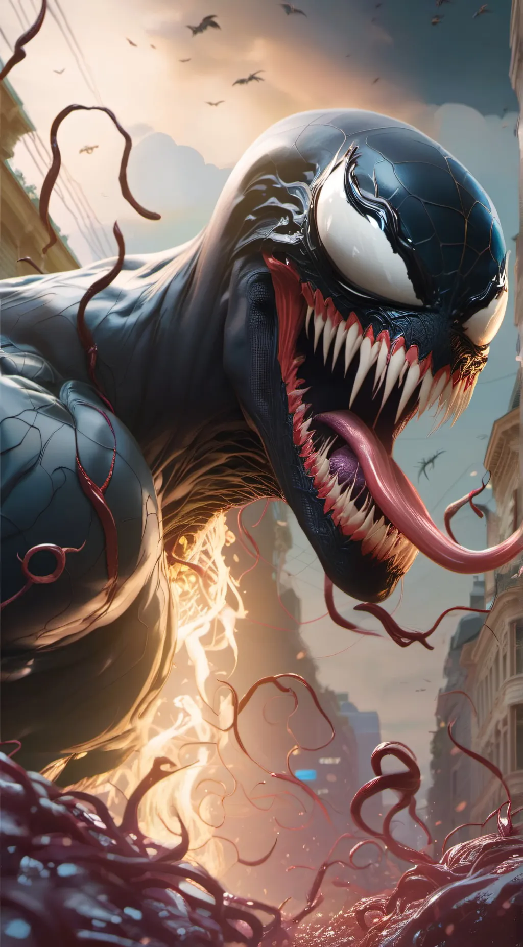 ai character: Venom background
