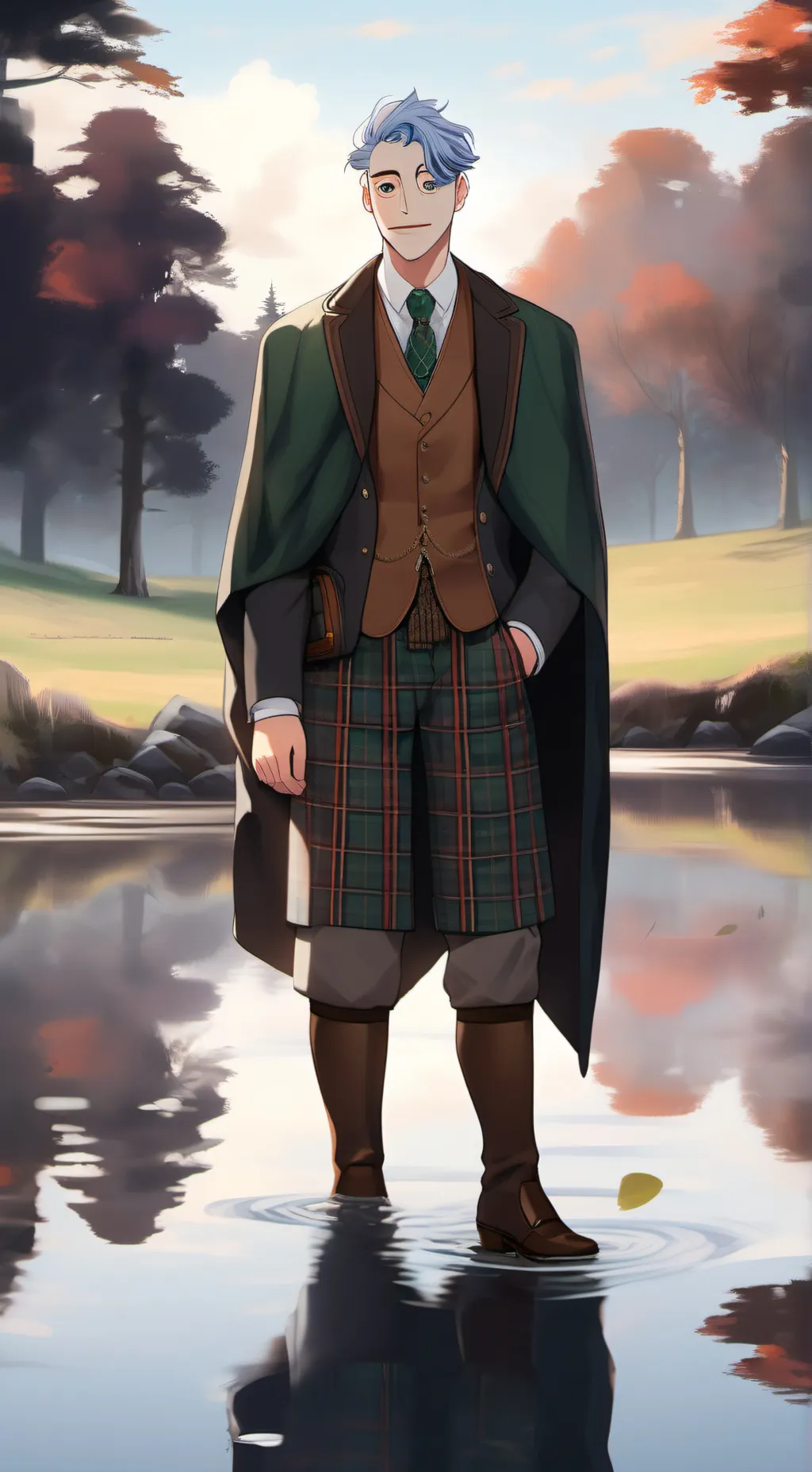 ai character: Male banbuleena background