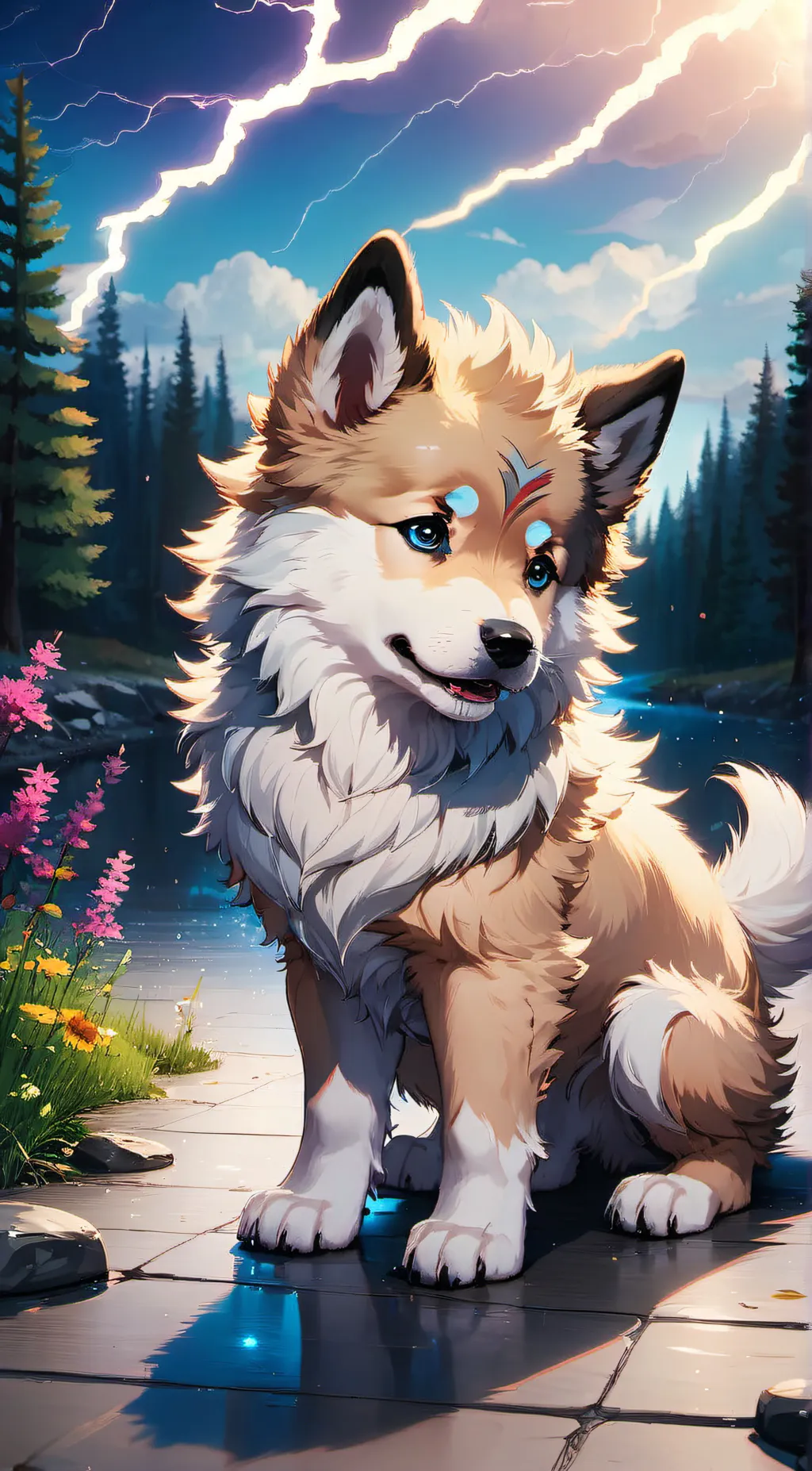 ai character: pip background