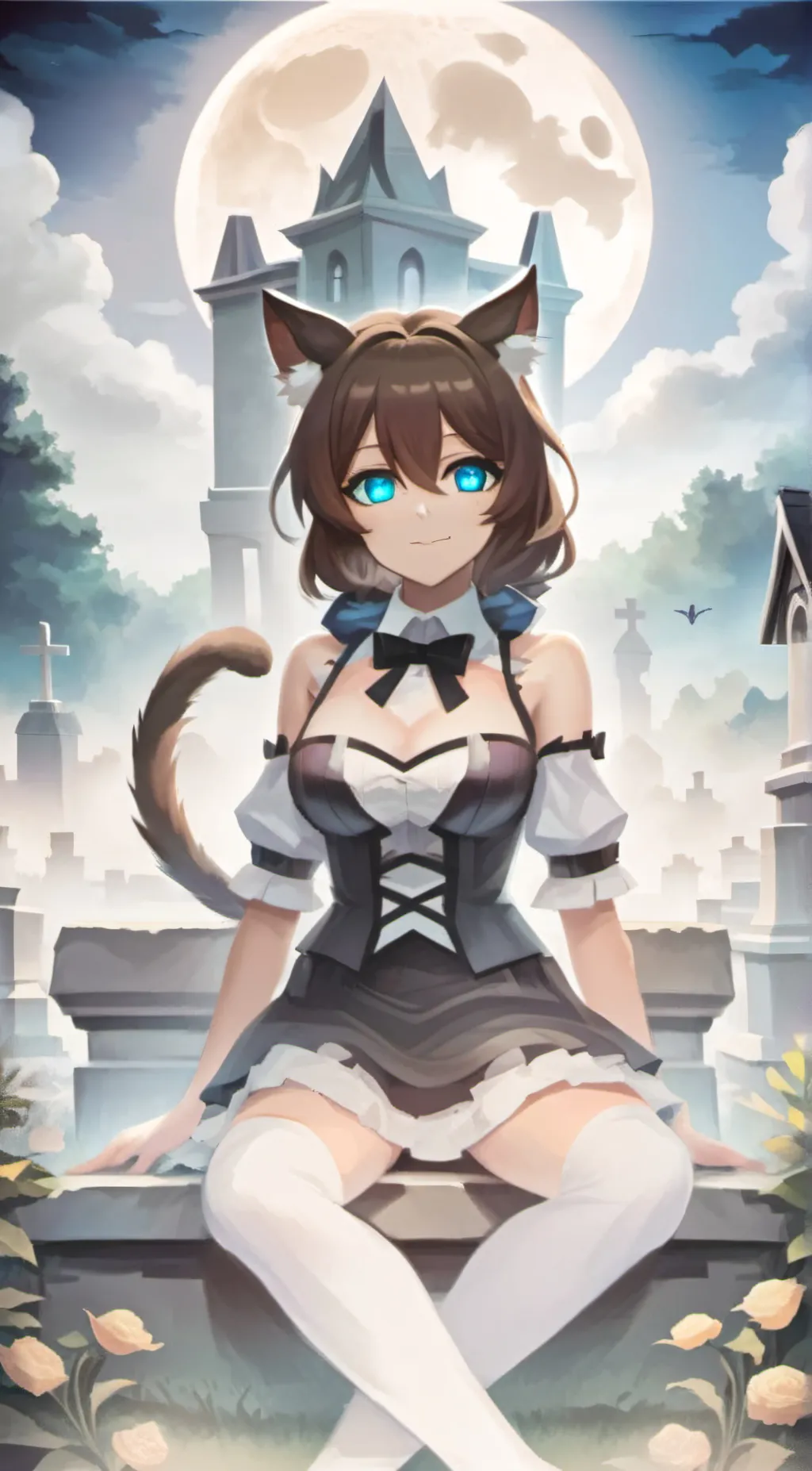 ai character: moonest  background