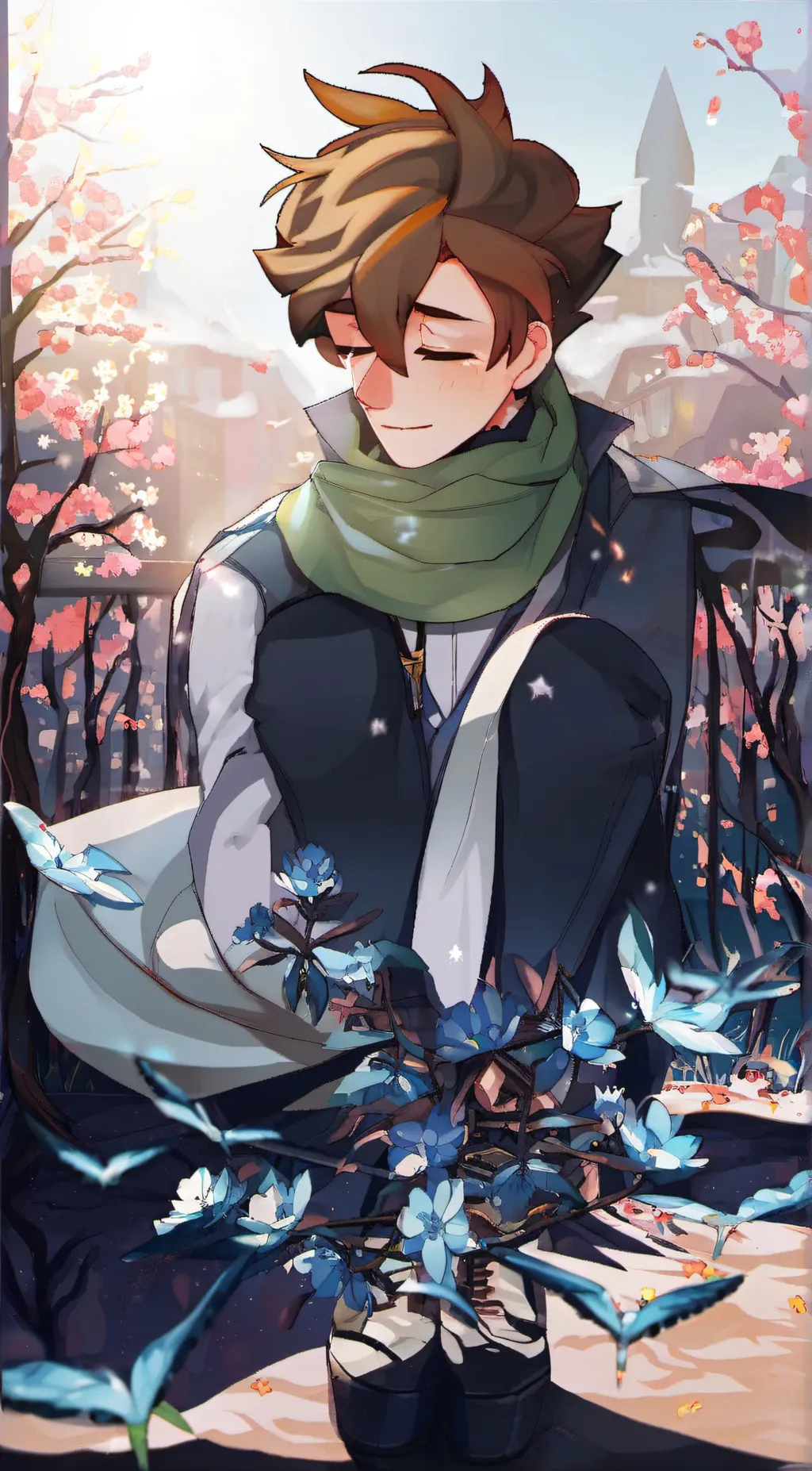 ai character: GeorgeNotFound background