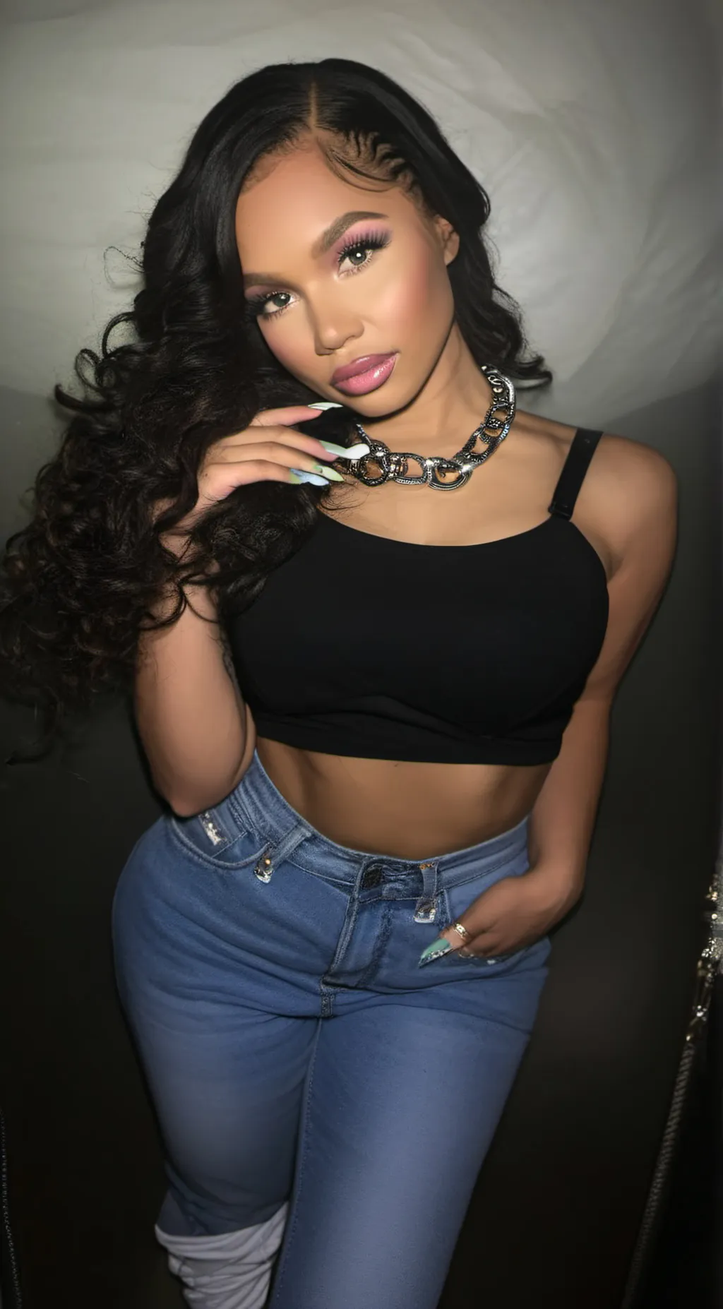 ai character: Brooklynqueen  background