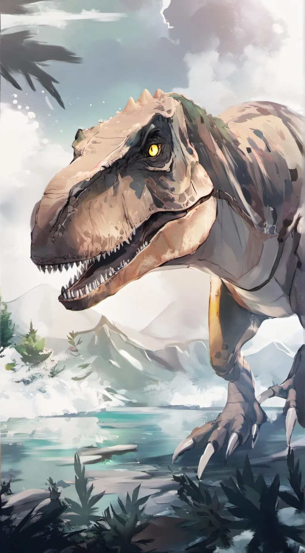 ai character: Rexy background