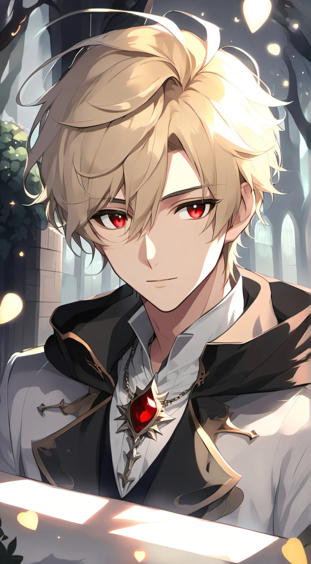 ai character: love background