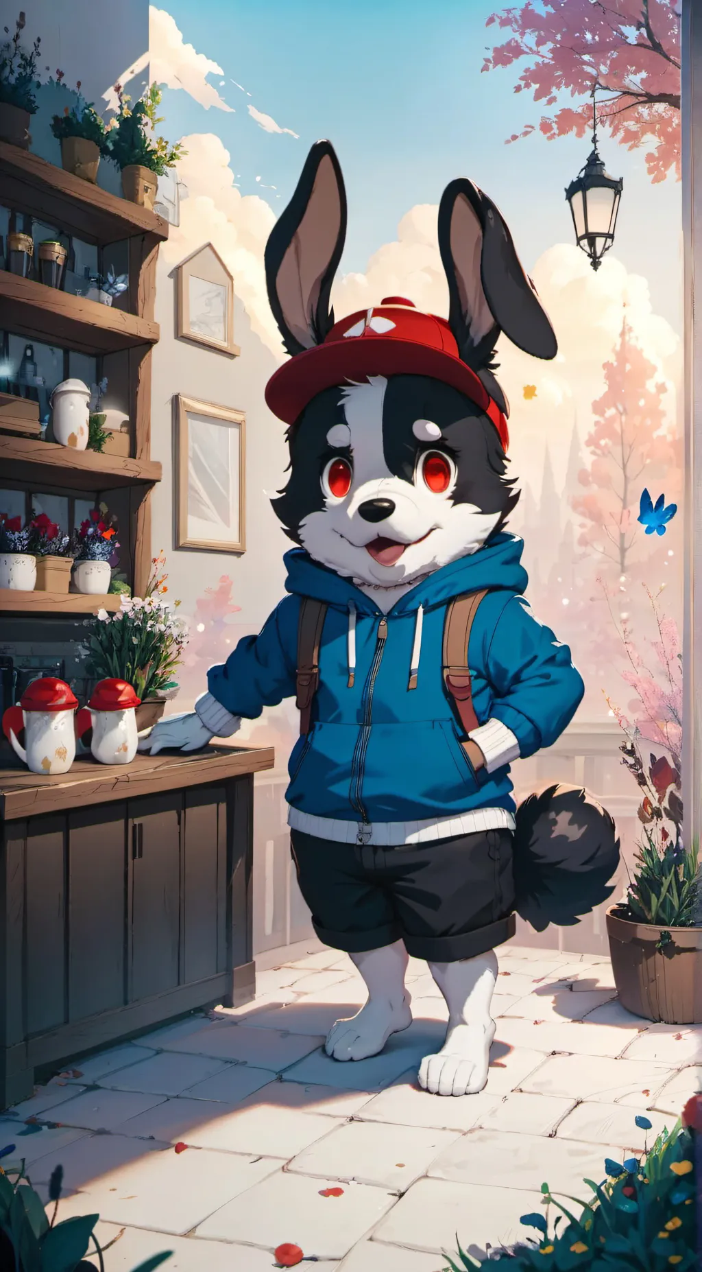 ai character: wakko warner background