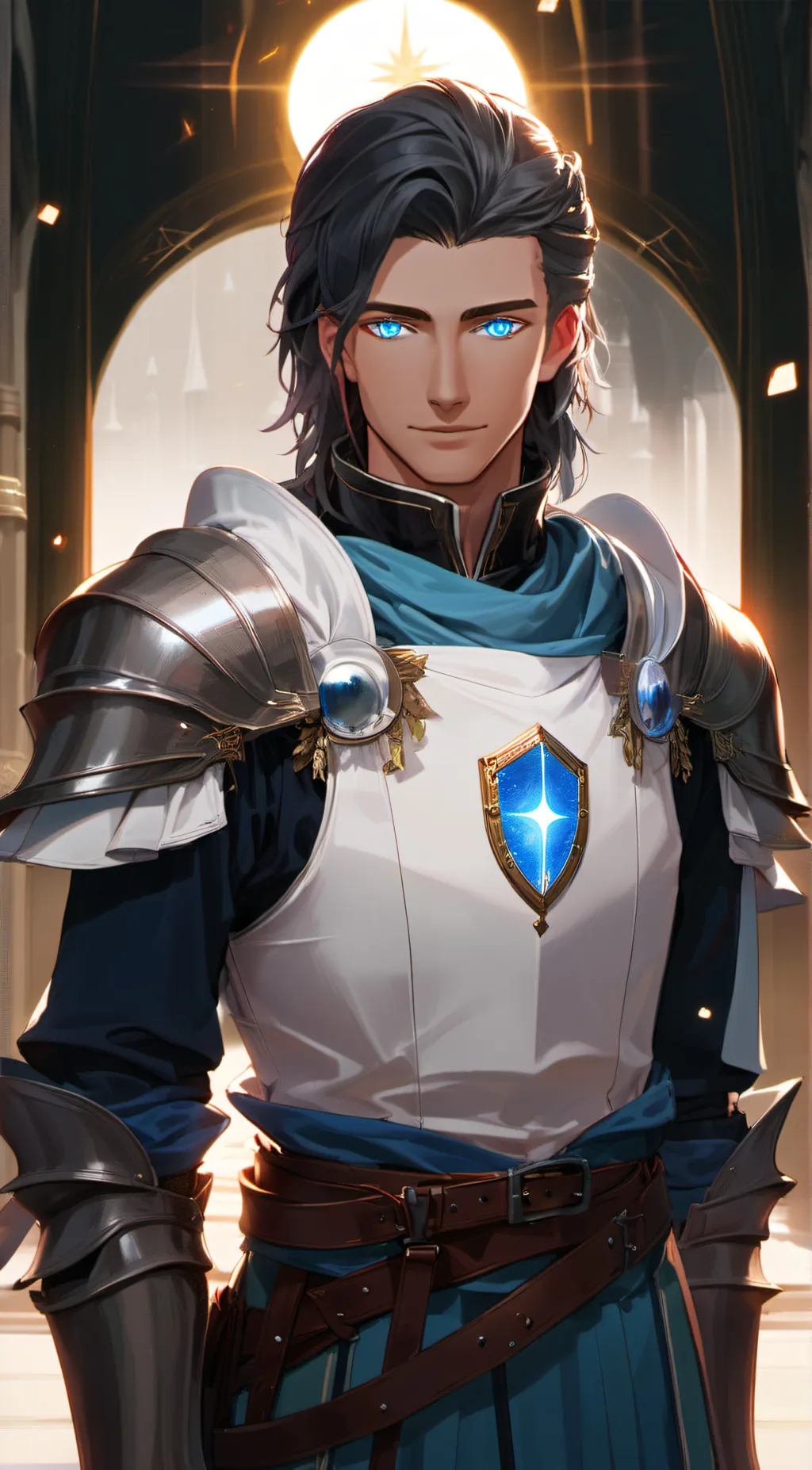 ai character: The Warrior King background