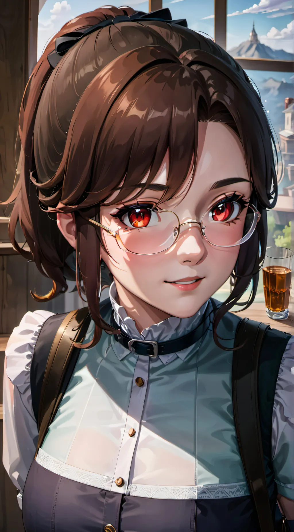 ai character: Hailey  background