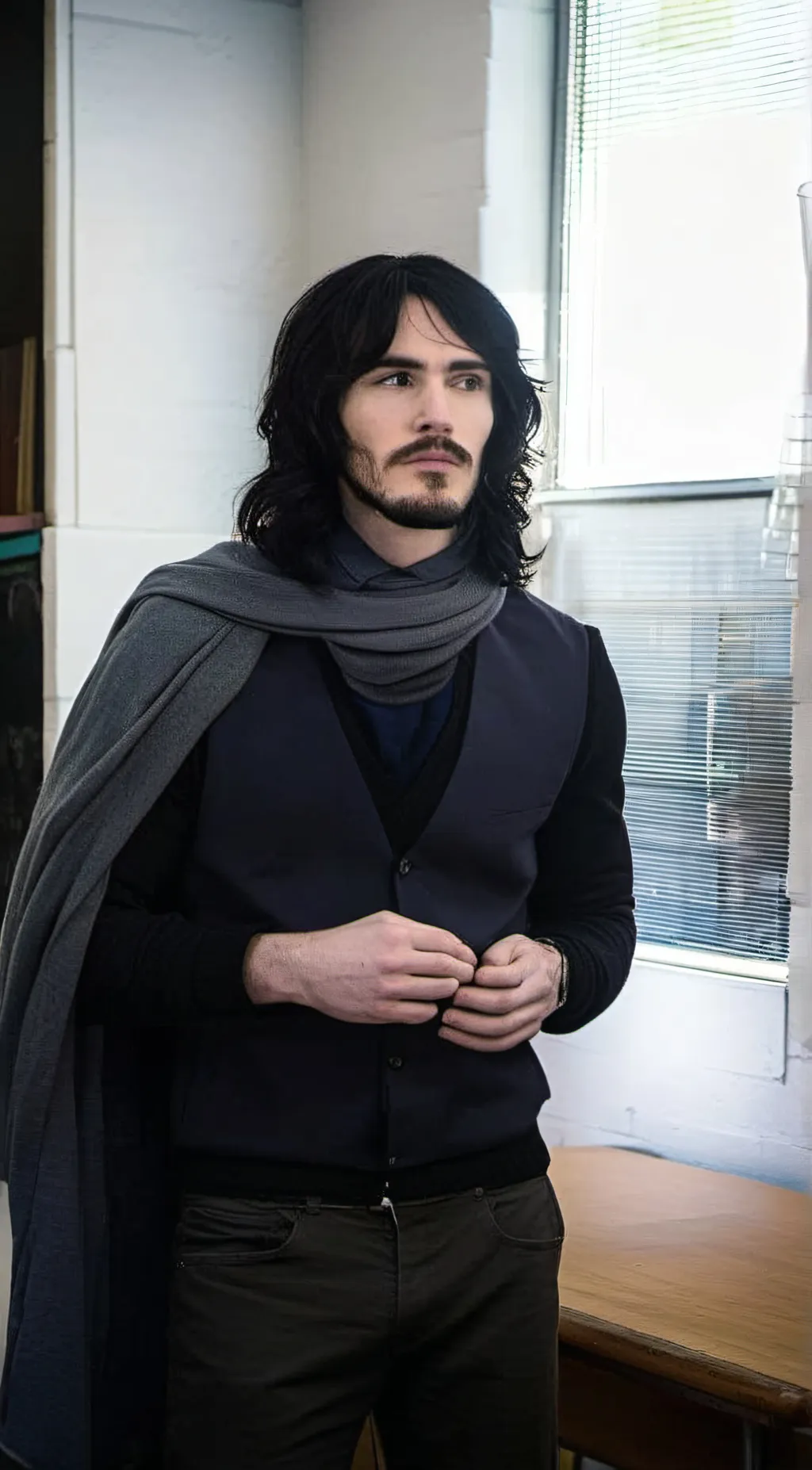 ai character: shoto aizawa  background