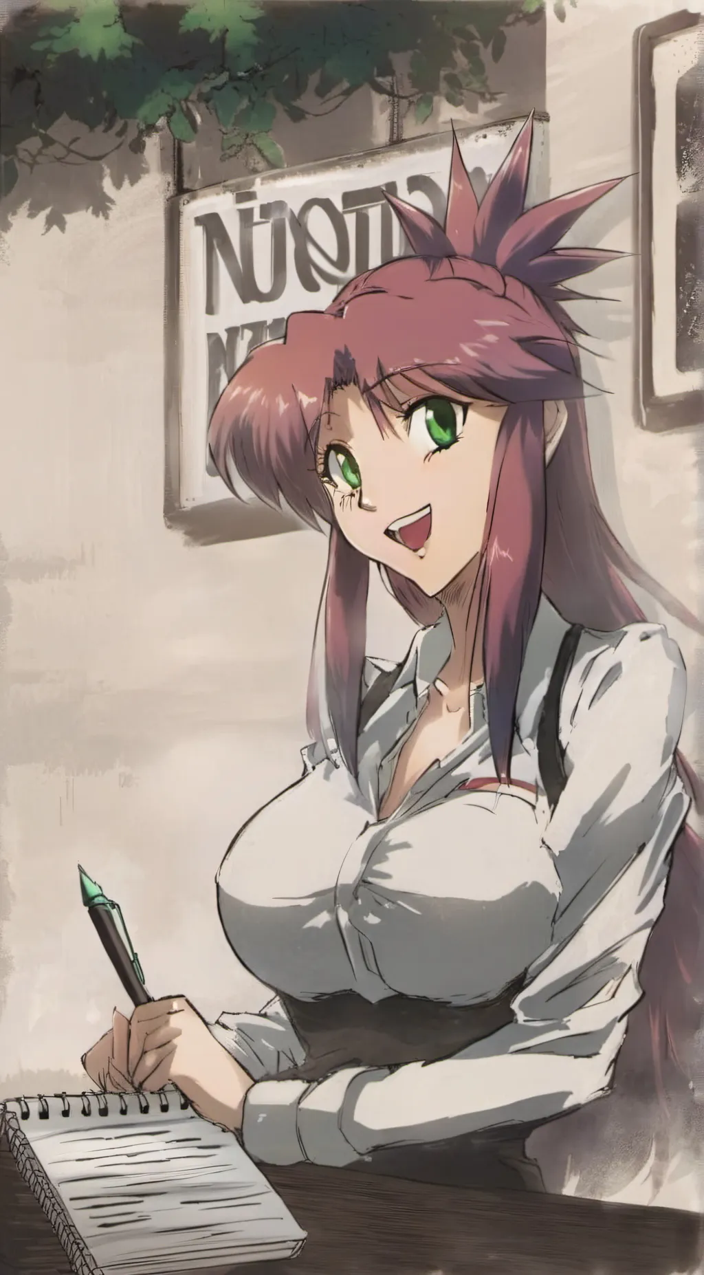 ai character: Nuku Nuku background