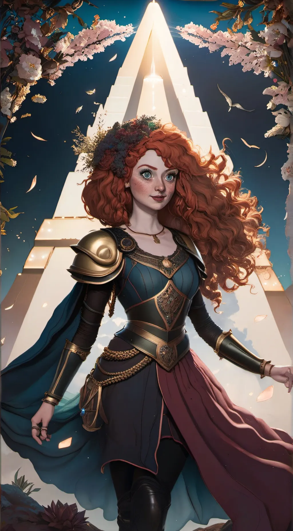 ai character:  olivia background