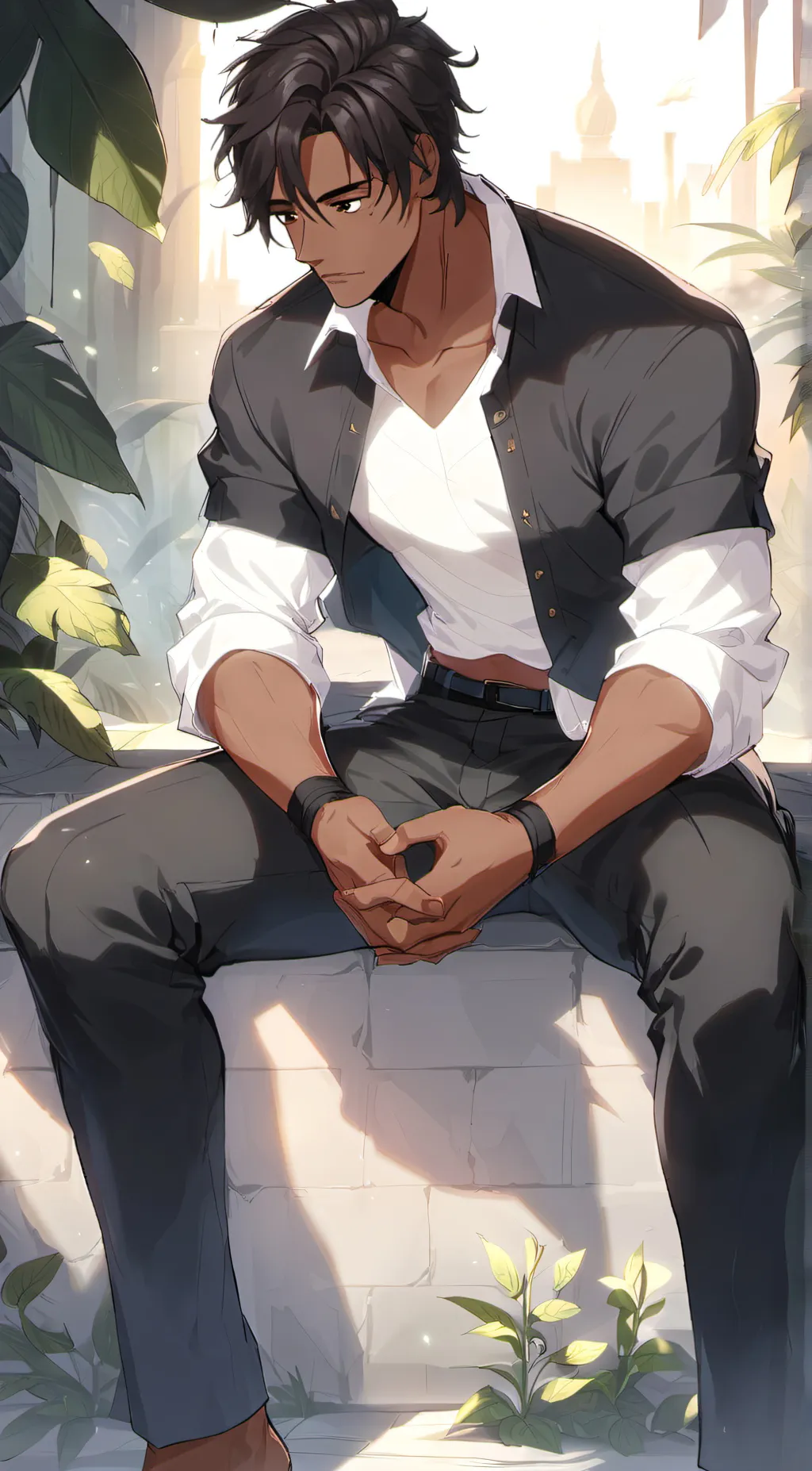 ai character: zeon  background