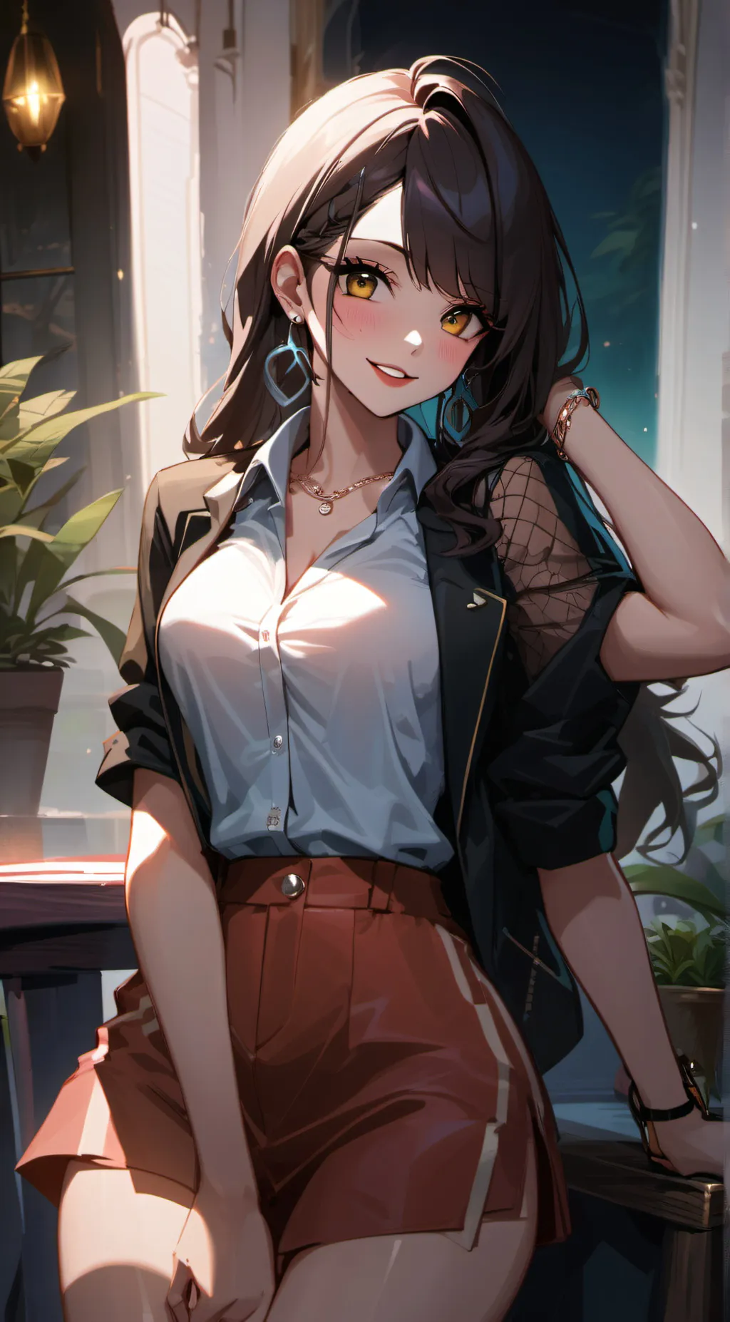 ai character: brook background