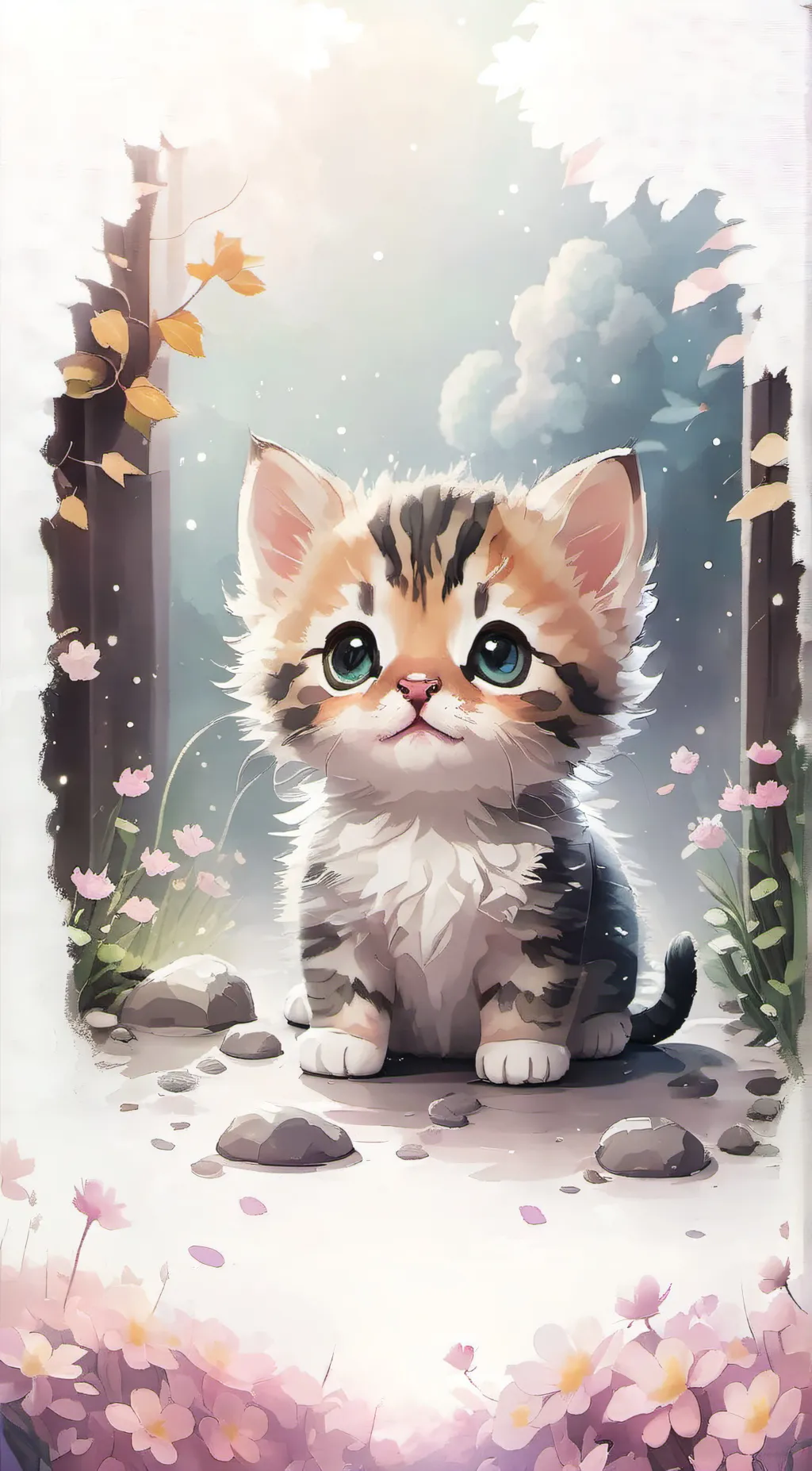 ai character: Mille💜💜🩷🩷💙 background