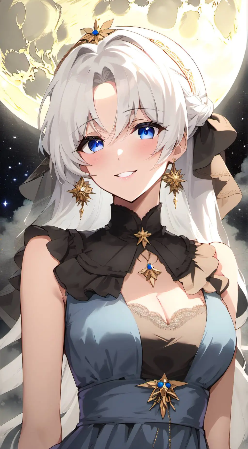 ai character: Luna  background