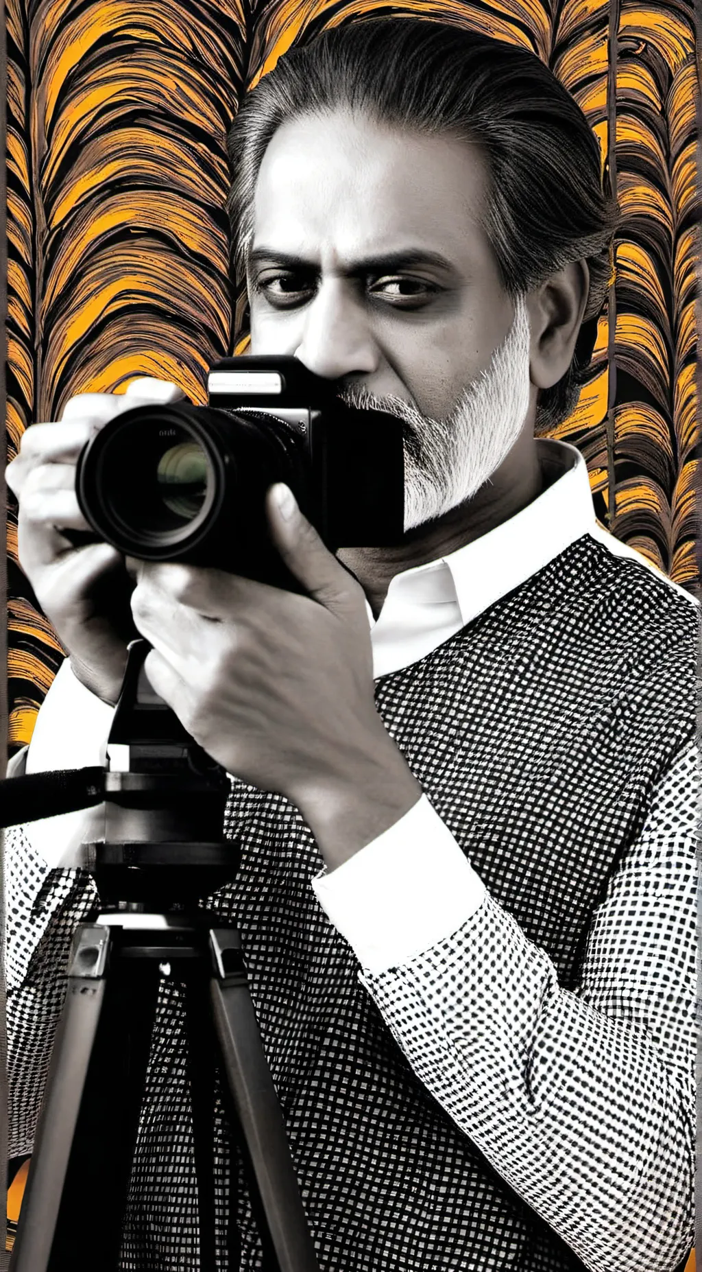 ai character: Satyajit Ray  background