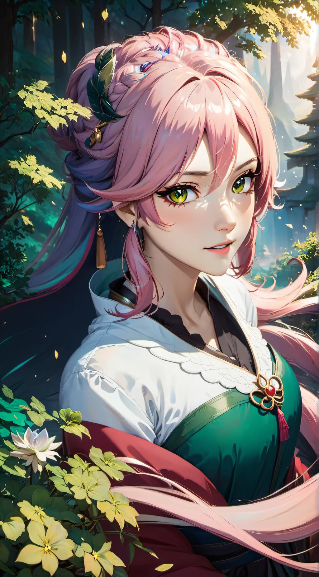 ai character: Mitsuri background