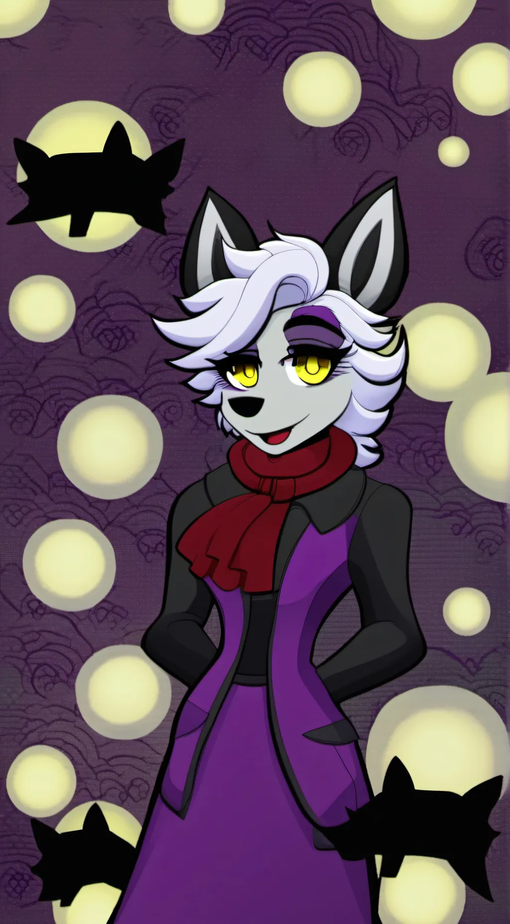 ai character: Roxanne wolf background