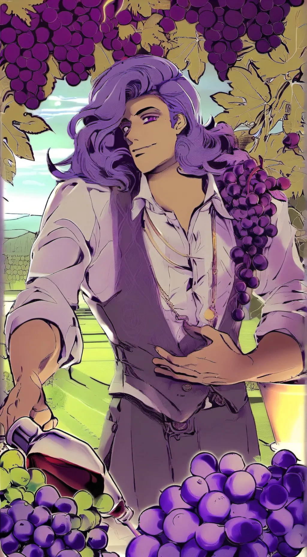 ai character: Dionysus background