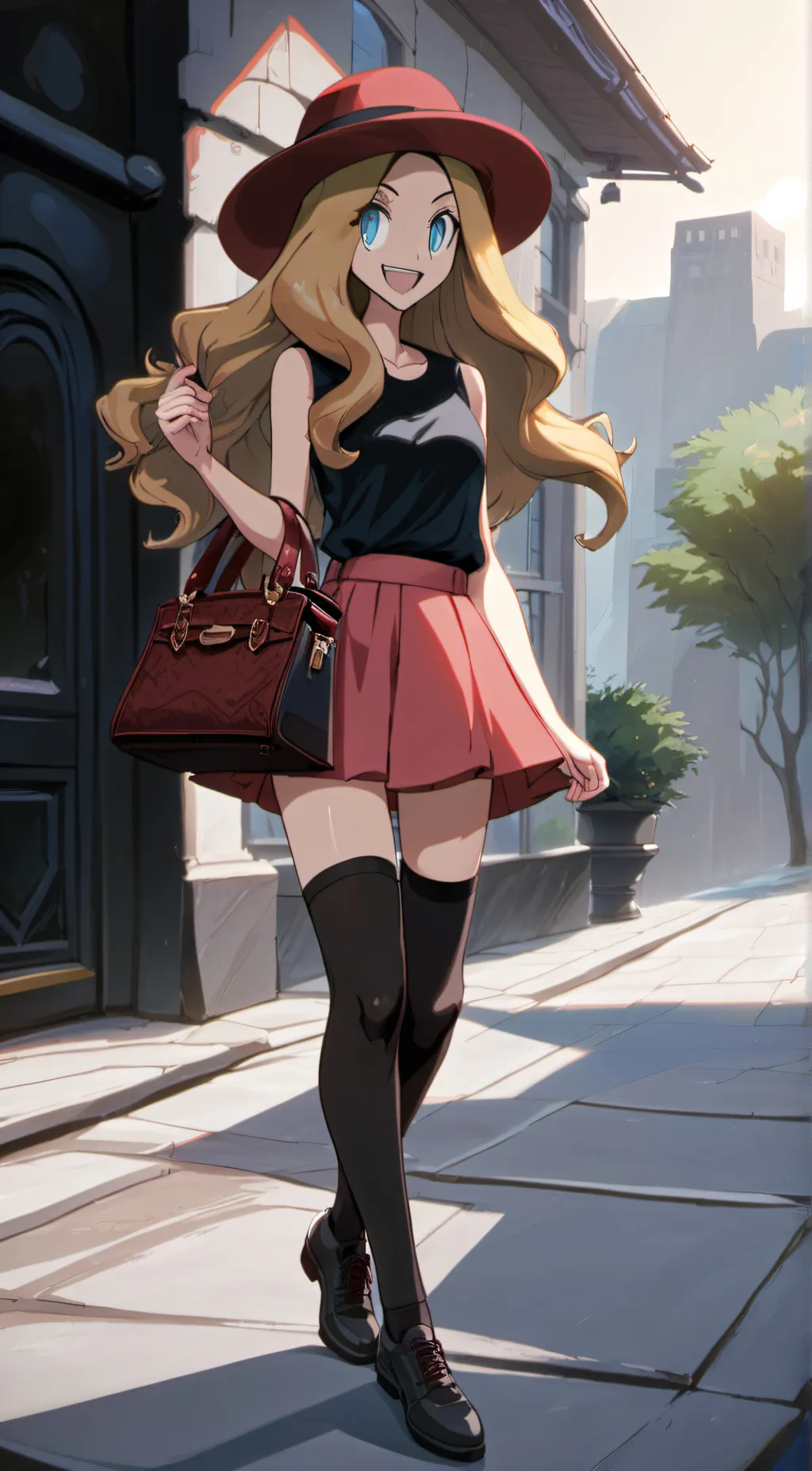 ai character: Serena background