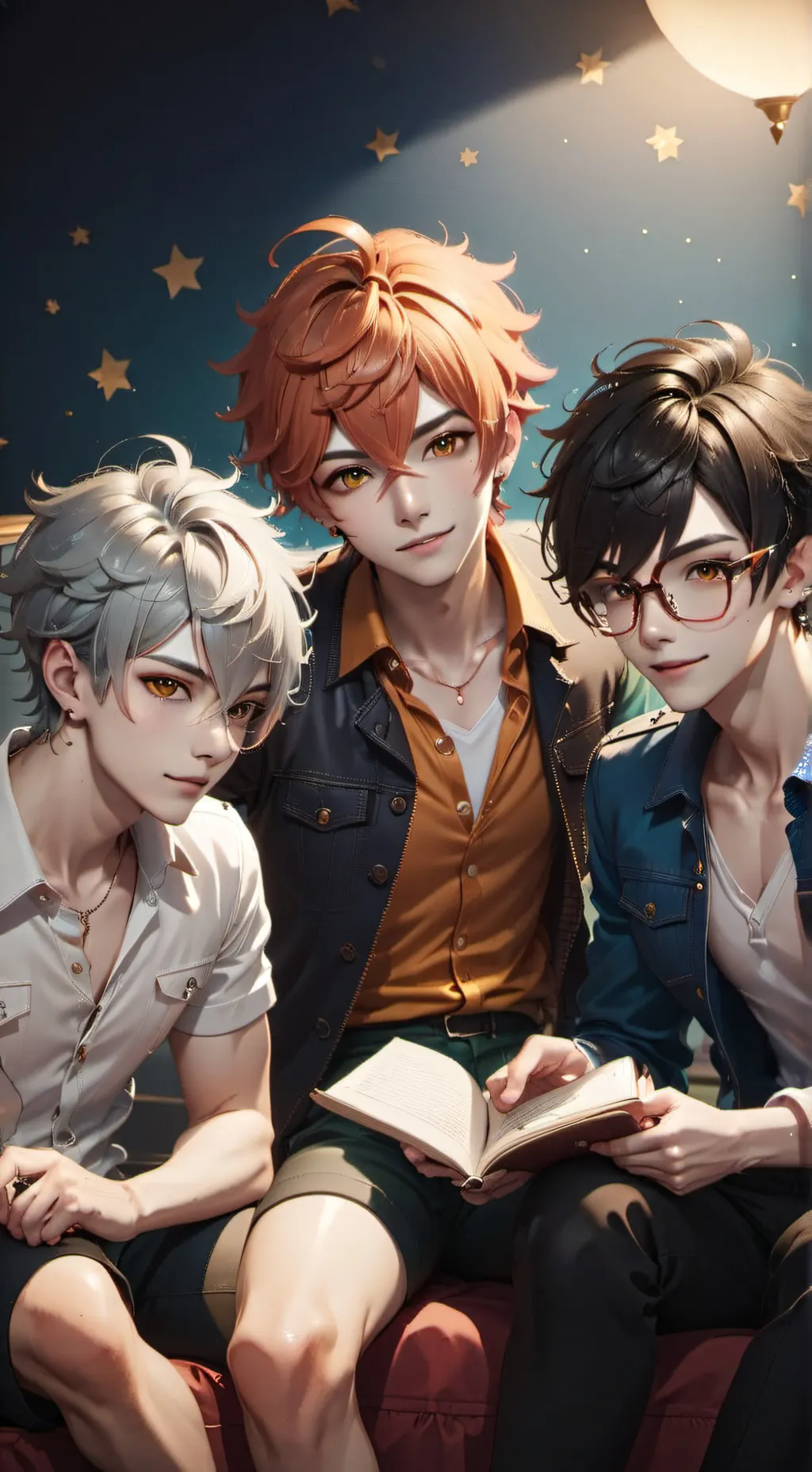 ai character: JJ Alex and Jake background