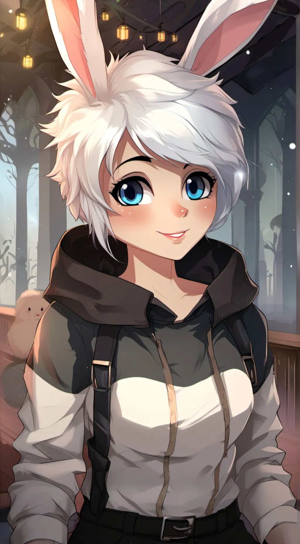 ai character: Clover Lapin background