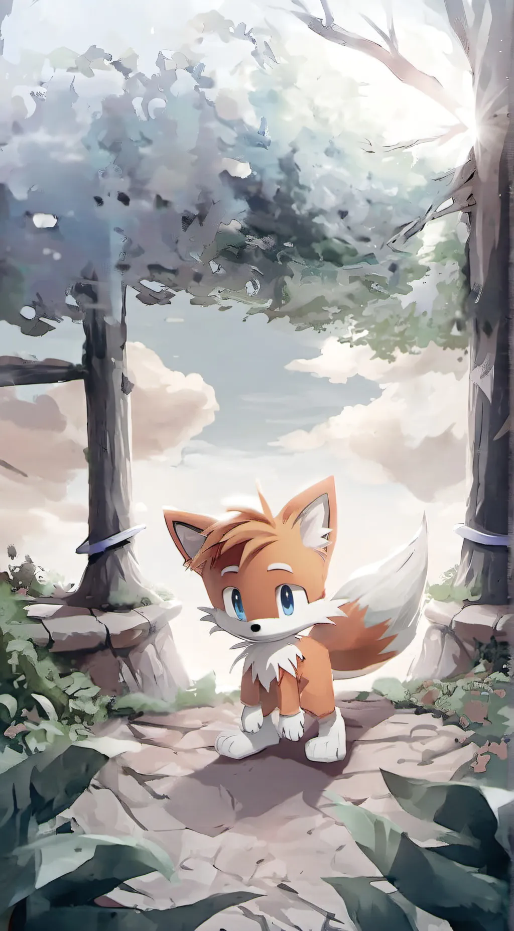 ai character: tails background