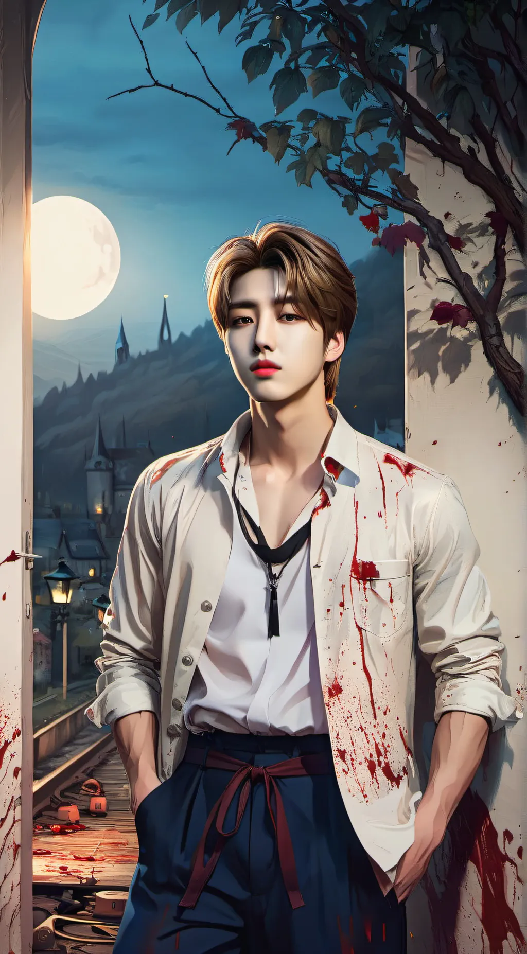 ai character: Jay Min background