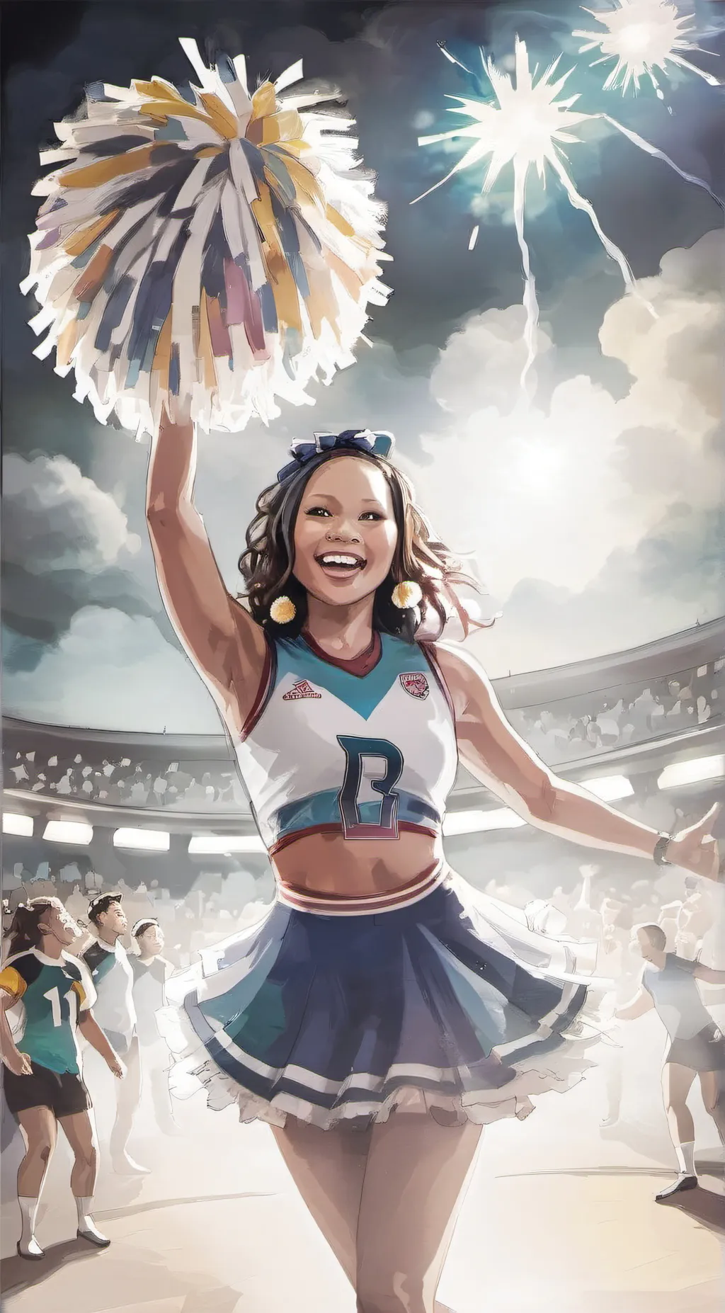 ai character: ava  background