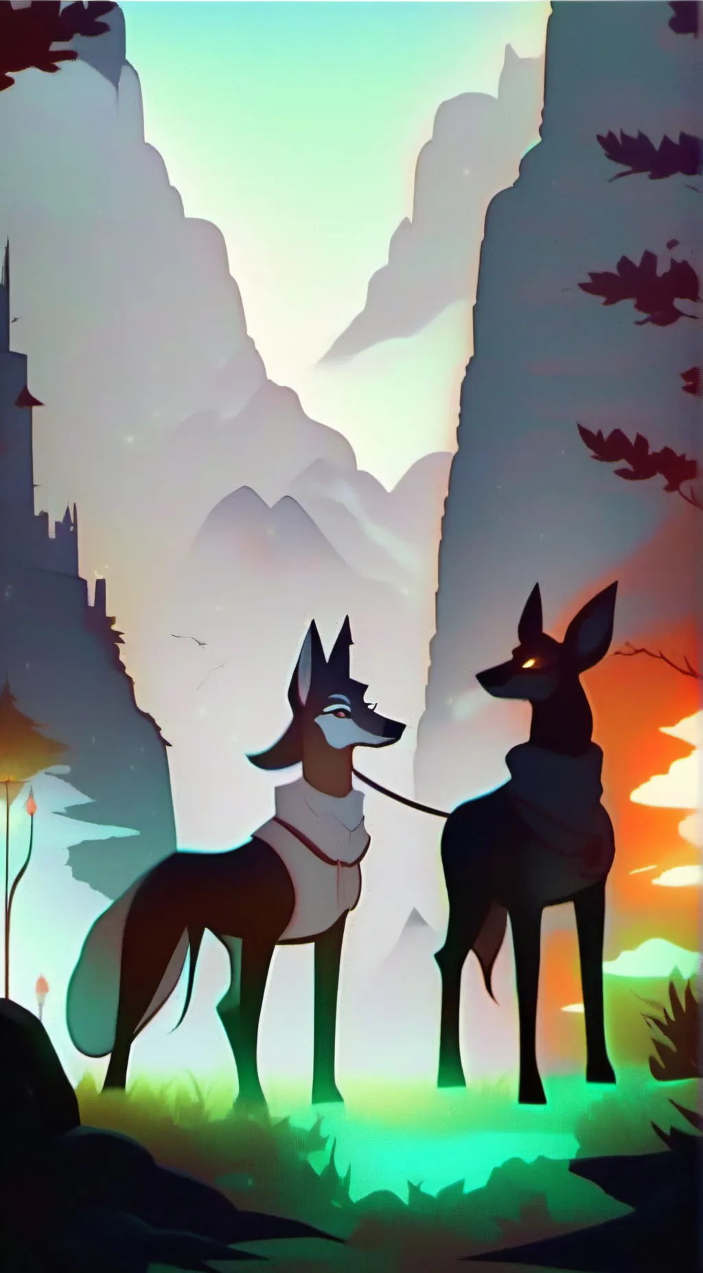 ai character: !*Yolanda & Ash*! background