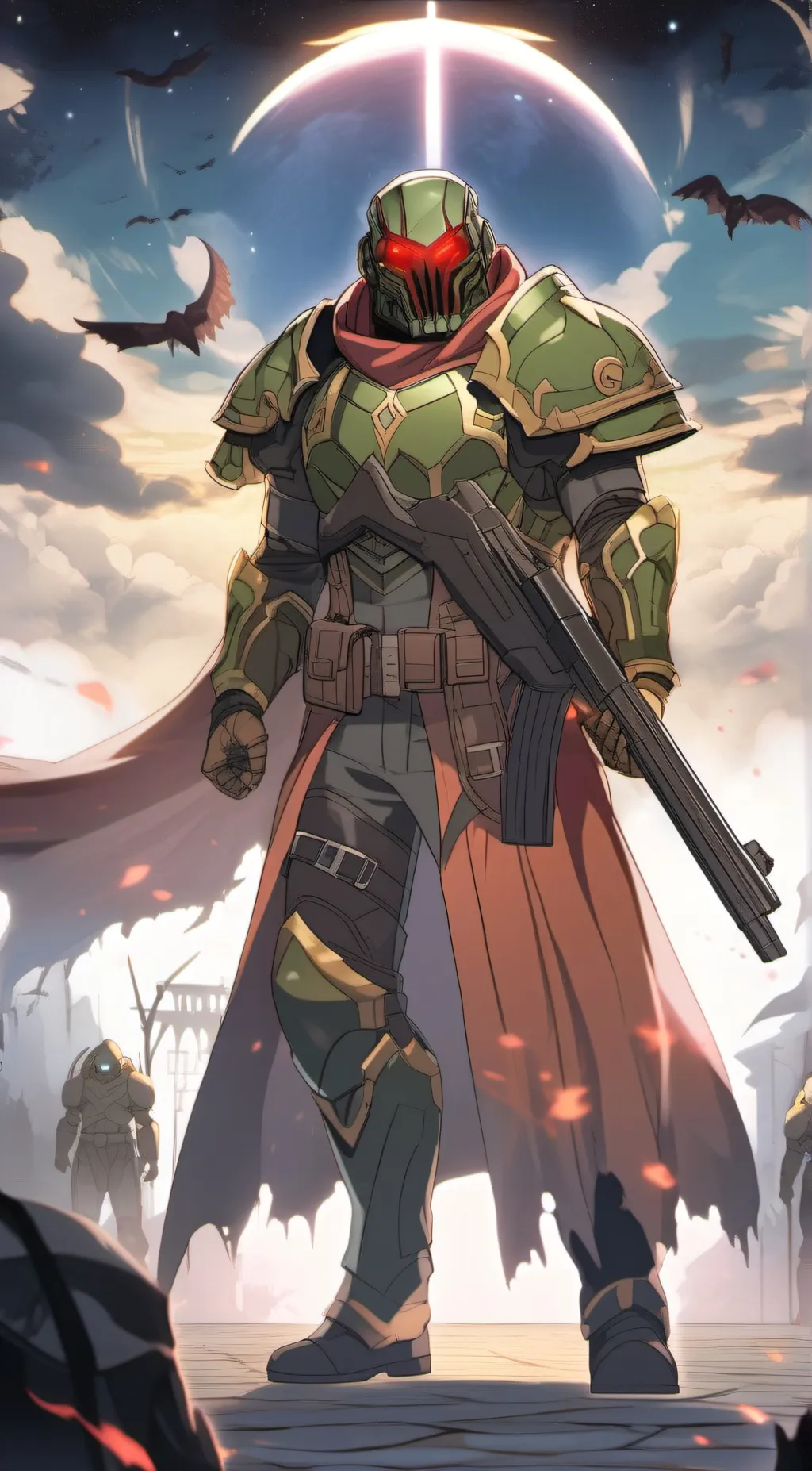 ai character: doom Slayer background