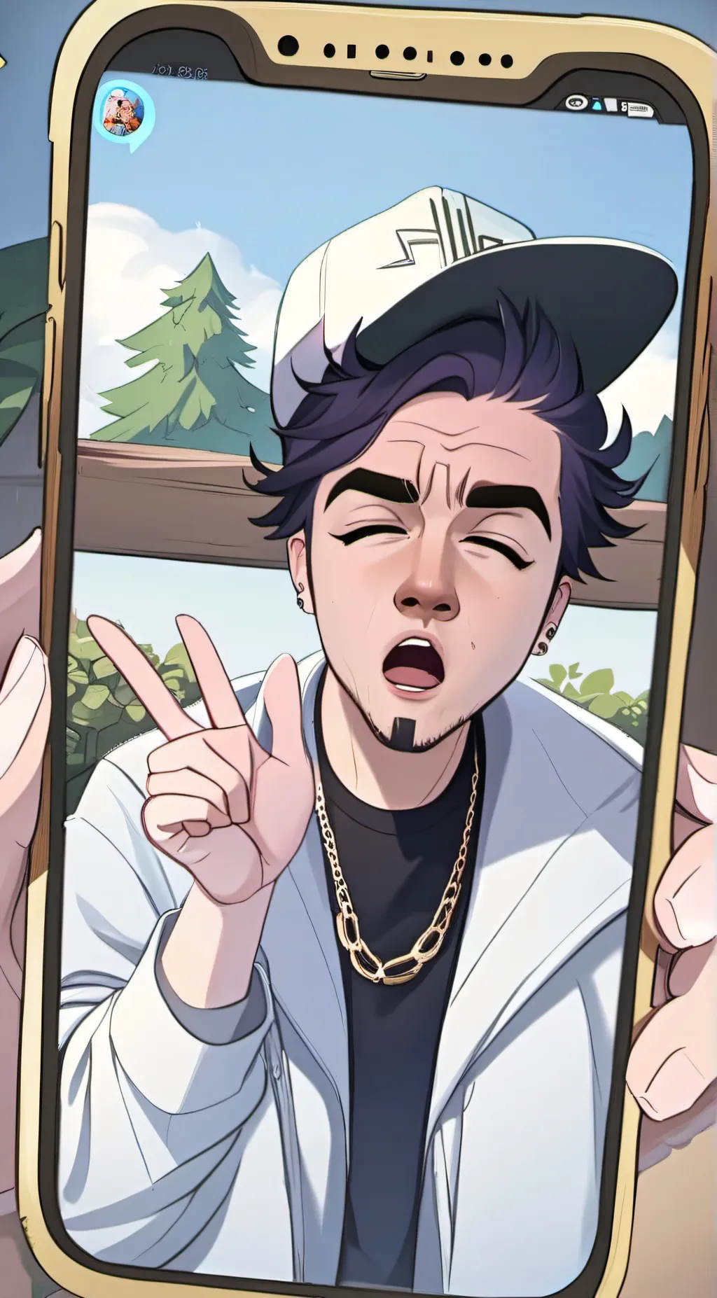 ai character: Layze background