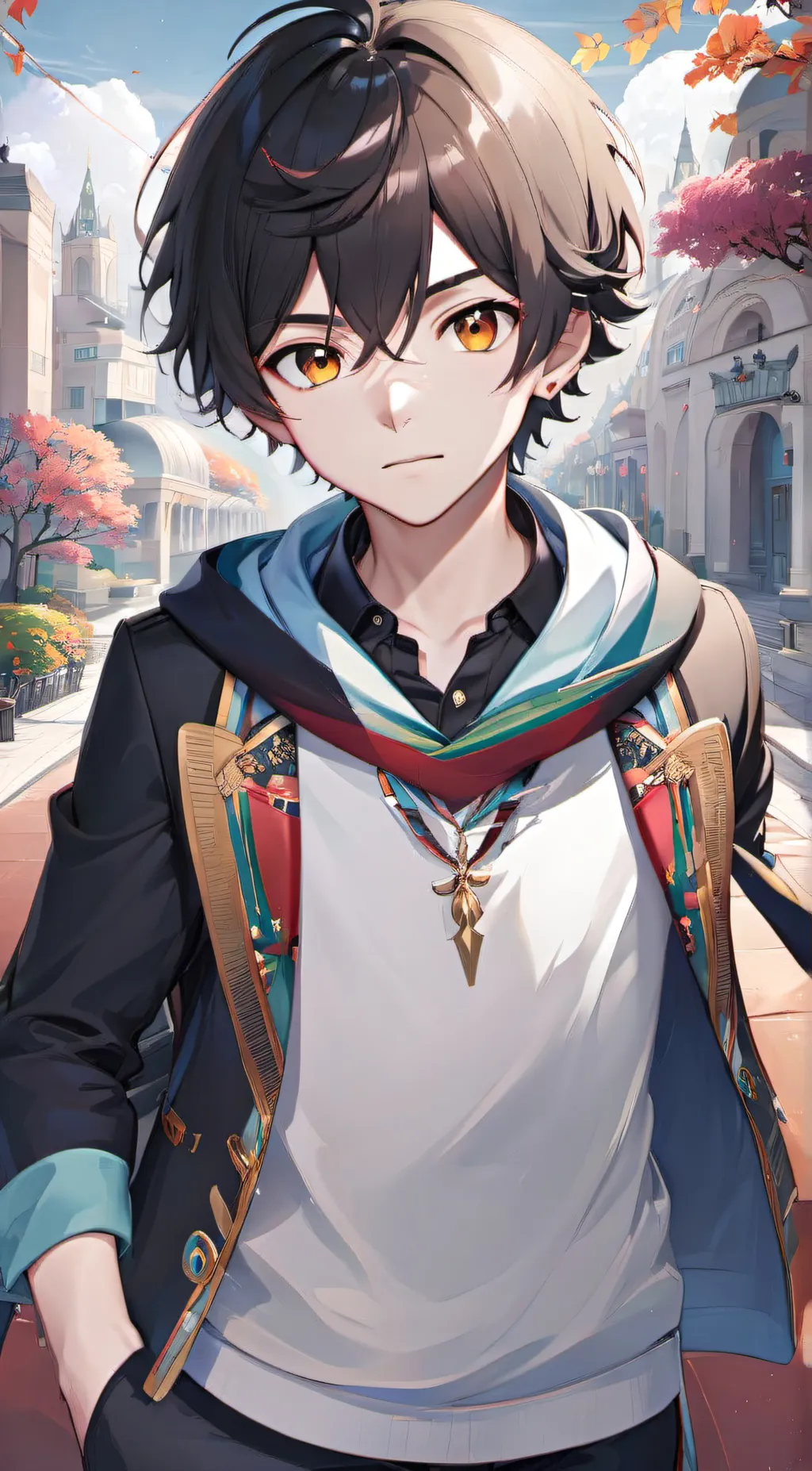 ai character: Nicholas Cabrera  background