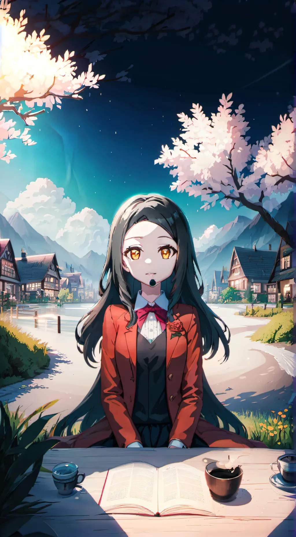 ai character: yin background